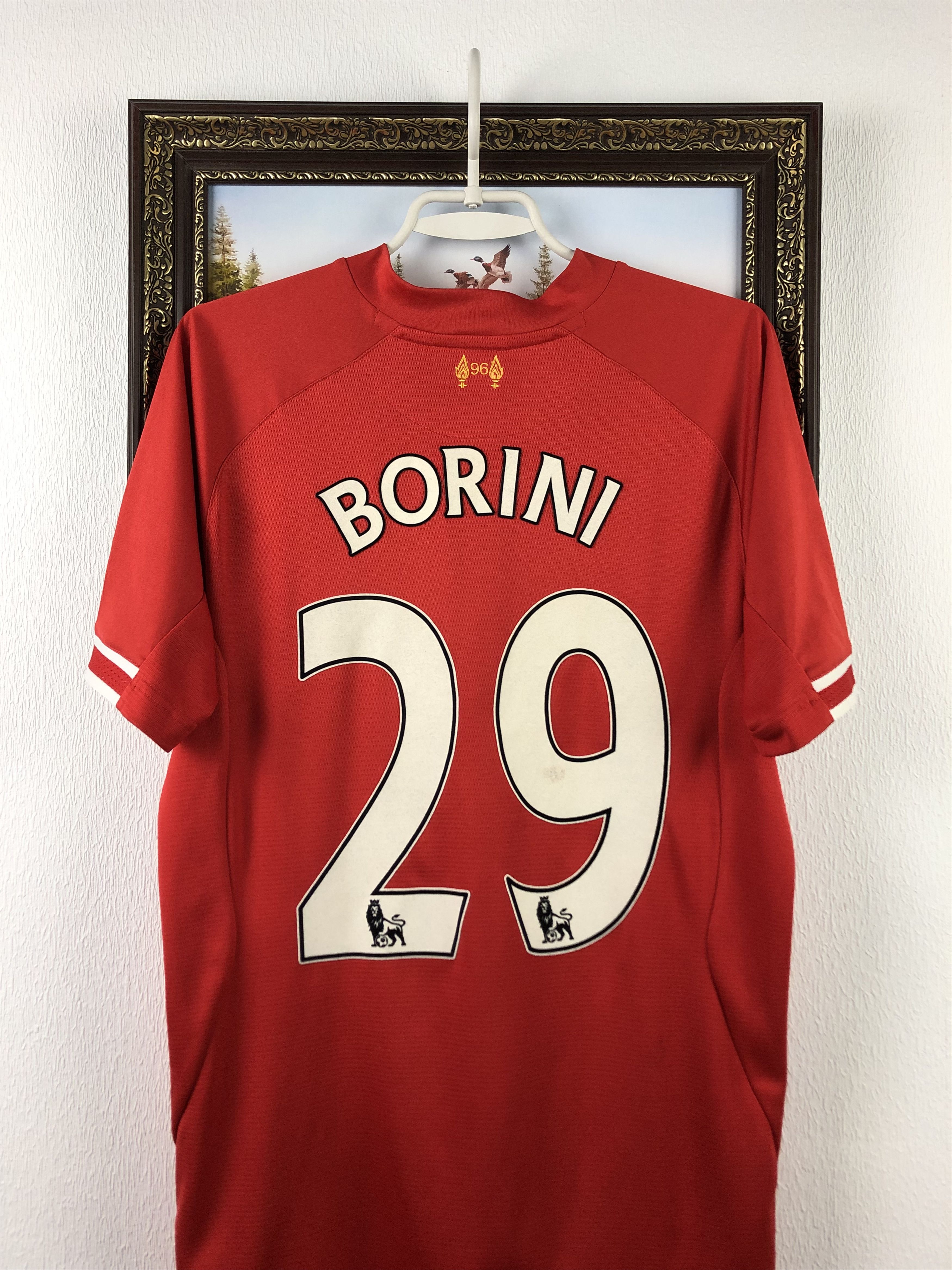 Other Liverpool Home football shirt 2013 Soccer #29 Borini Jersey Size US M / EU 48-50 / 2 - 2 Thumbnail