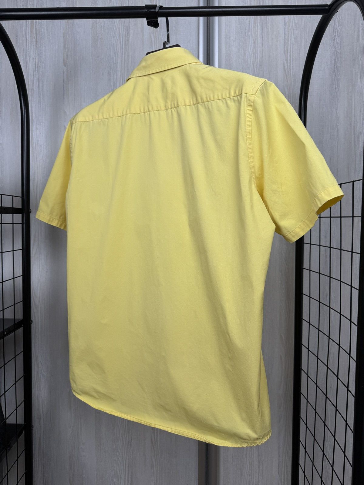 Vintage Yves Saint Laurent pour homme yellow short sleeve shirt Size US L / EU 52-54 / 3 - 8 Thumbnail