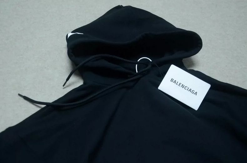 Balenciaga balenciaga black oversized logo hoodie-2507 Size US XS / EU 42 / 0 - 3 Thumbnail