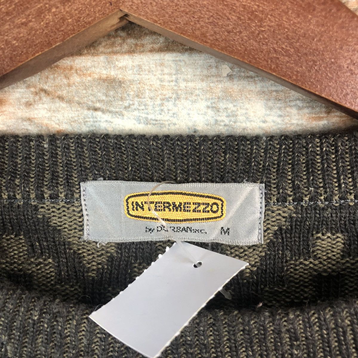 Homespun Knitwear DL Inter Mezzo vintage Brown Knitwear #C669 Size US M / EU 48-50 / 2 - 9 Thumbnail