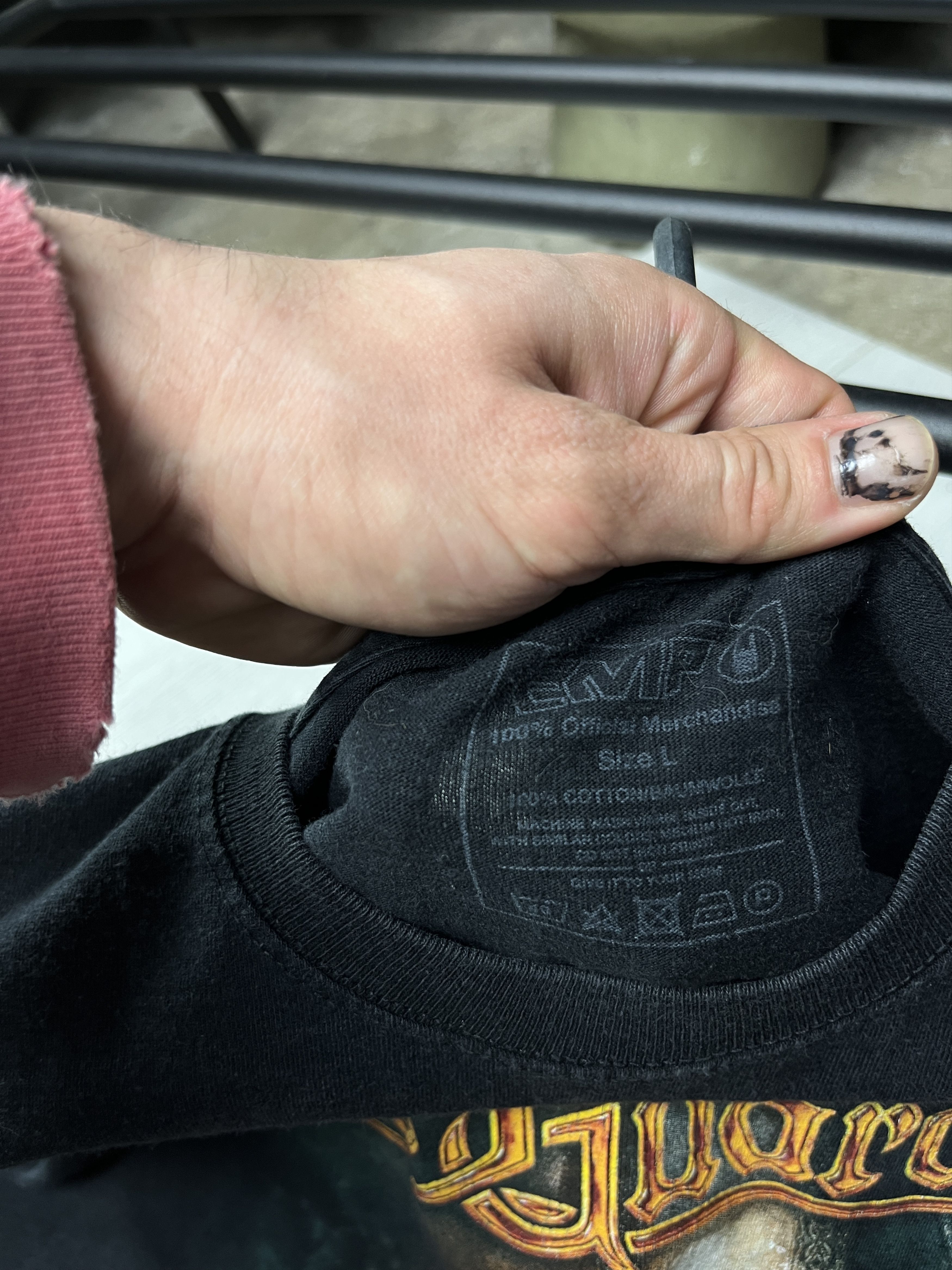 Vintage 2000s BLIND GUARDIAN DOUBLE SIDED GRAPHIC TEE - № 878 Size US L / EU 52-54 / 3 - 7 Thumbnail