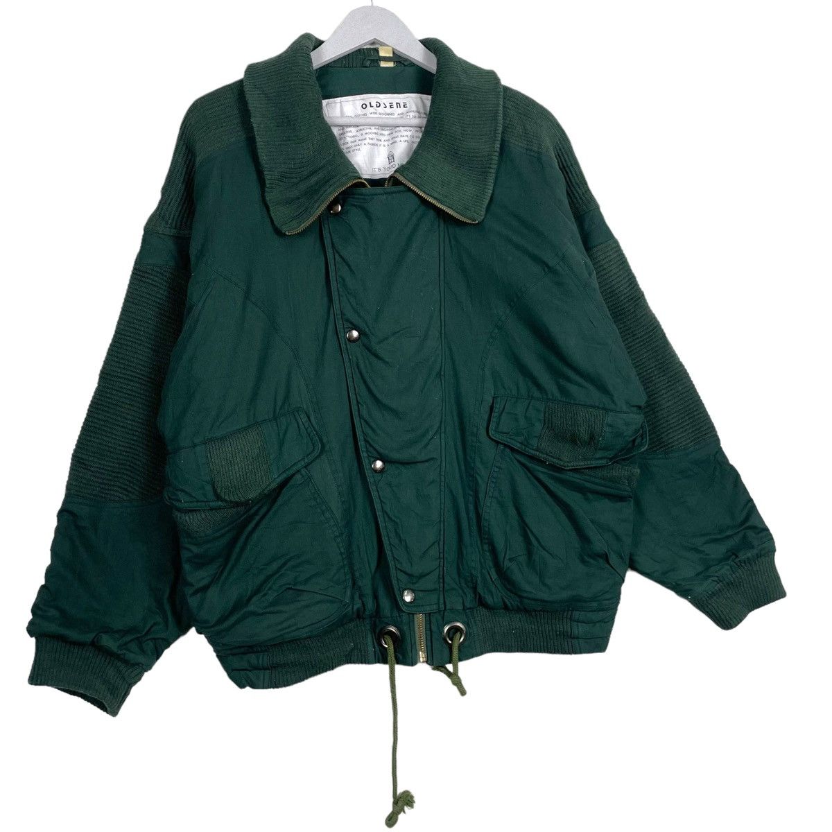 Japanese Brand 💥80s OLDSENE BOMBER JACKET INSPIRED ISSEY MIYAKE Size US L / EU 52-54 / 3 - 3 Thumbnail