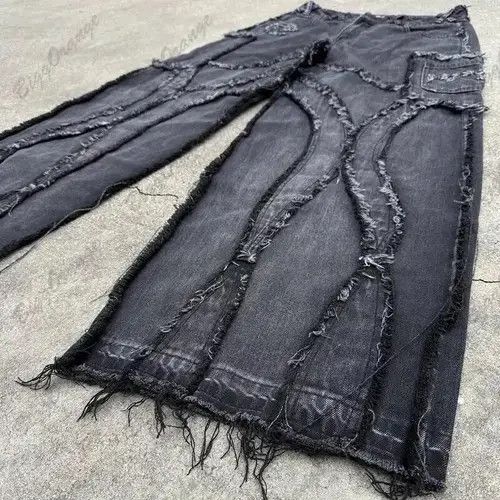 Designer × Japanese Brand × Jean Hip Hop Oversized Baggy Jeans Size US 33 - 3 Thumbnail
