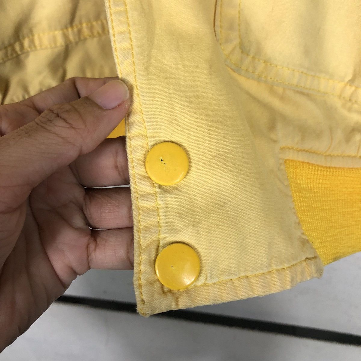 Japanese Brand 📌Sing Guts Bomber Jacket Spell Out Big Logo Issey Miyake Size US M / EU 48-50 / 2 - 18 Thumbnail