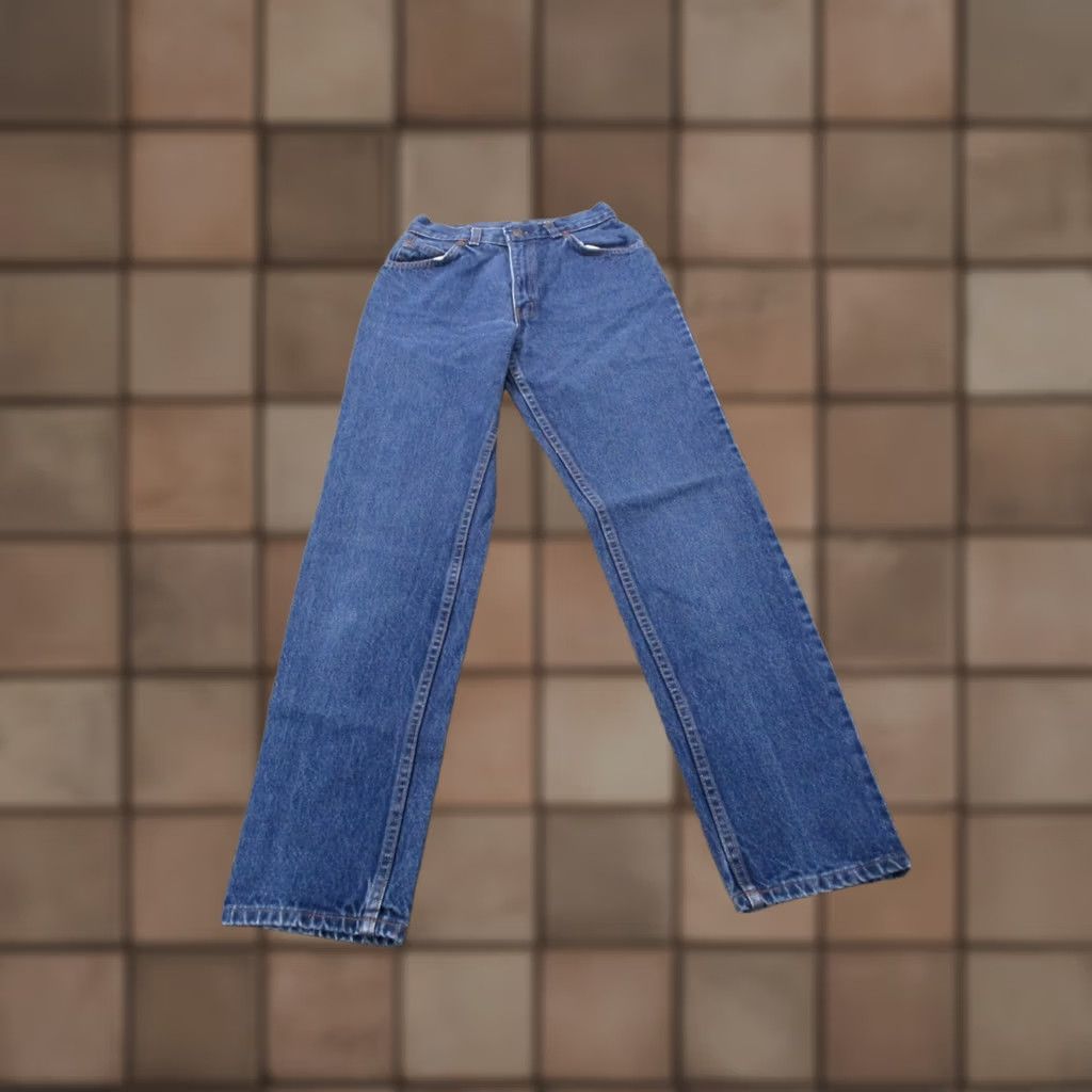 Levi's VINTAGE Levi's Jeans Womens 9 Denim Blue High Rise Slim White Tab USA Made 80s Jeans Women Regular 30in Inseam Blue Size 42" / US 20 - 1 Thumbnail