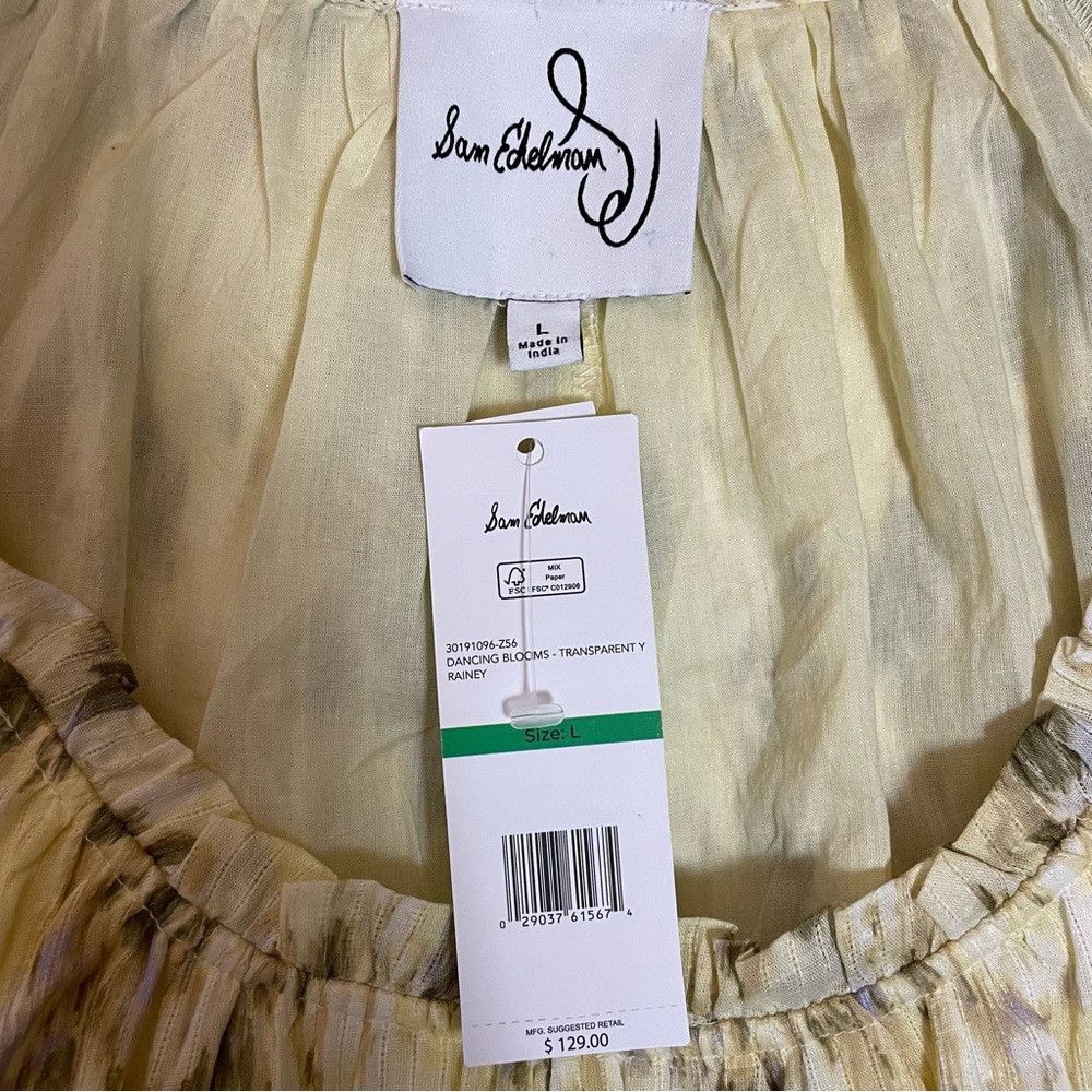 Sam Edelman NWT New $129 Sam Edelman Scoop Neck Long Sleeve Belted Dres Size L / US 10 / IT 46 - 7 Thumbnail