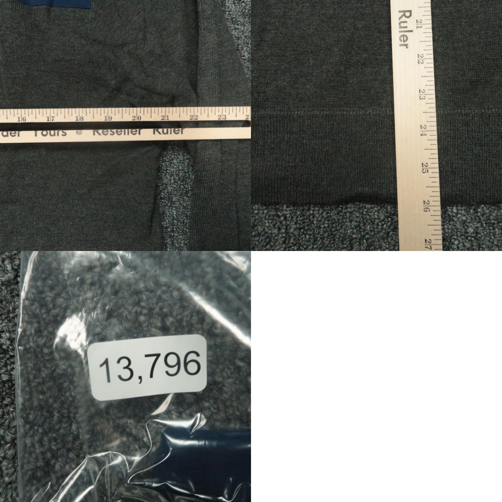 Vineyard Vines Vineyard Vines Pullover Mens M Gray Wool Blend 1/4 Zip Sweater Knit Mock Neck Long Sleeve Vintage: No Size US M / EU 48-50 / 2 - 8 Thumbnail