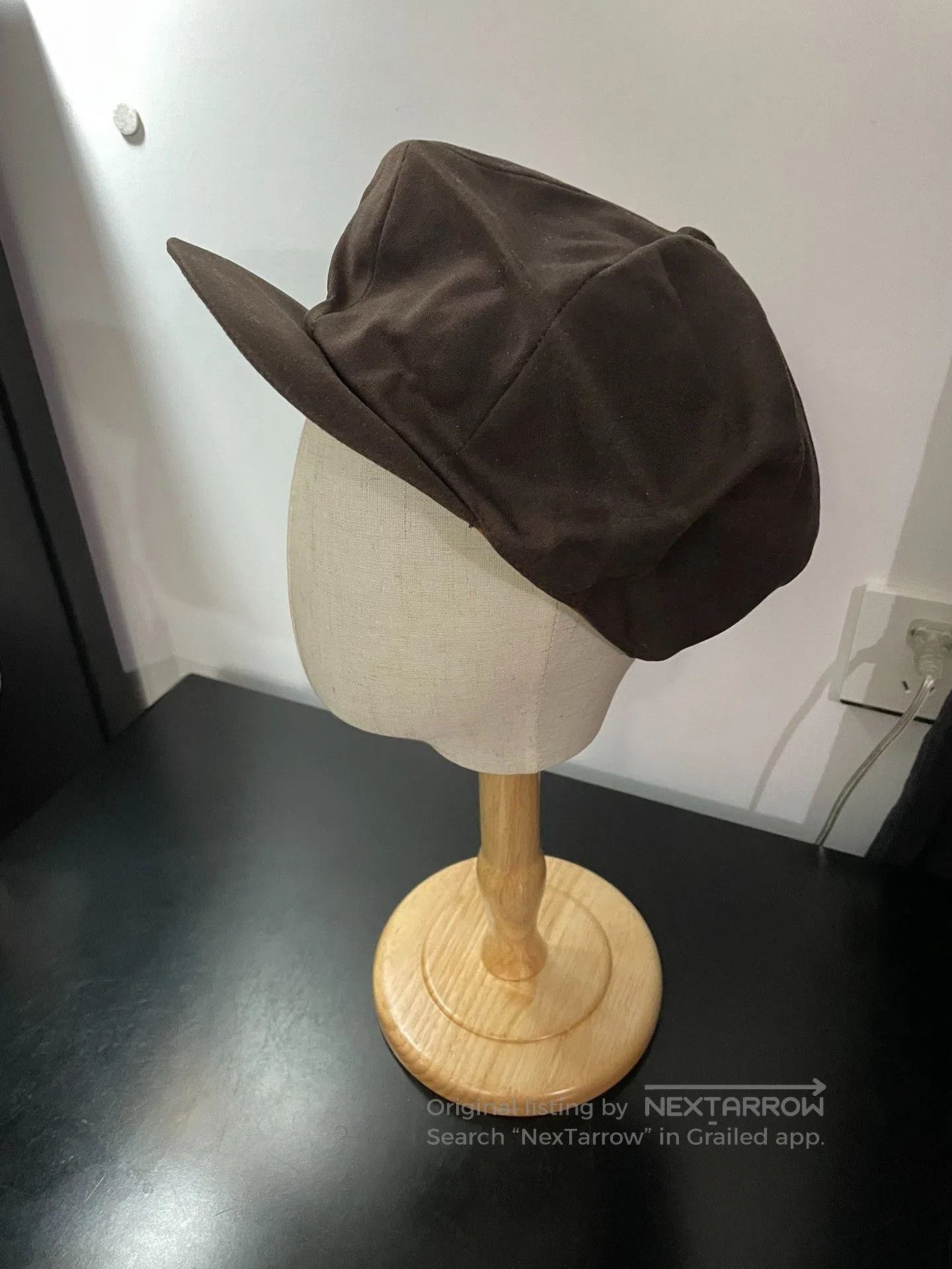 At Last & Co AT LAST & CO Waxed Newsboy Cap. Size ONE SIZE - 6 Thumbnail