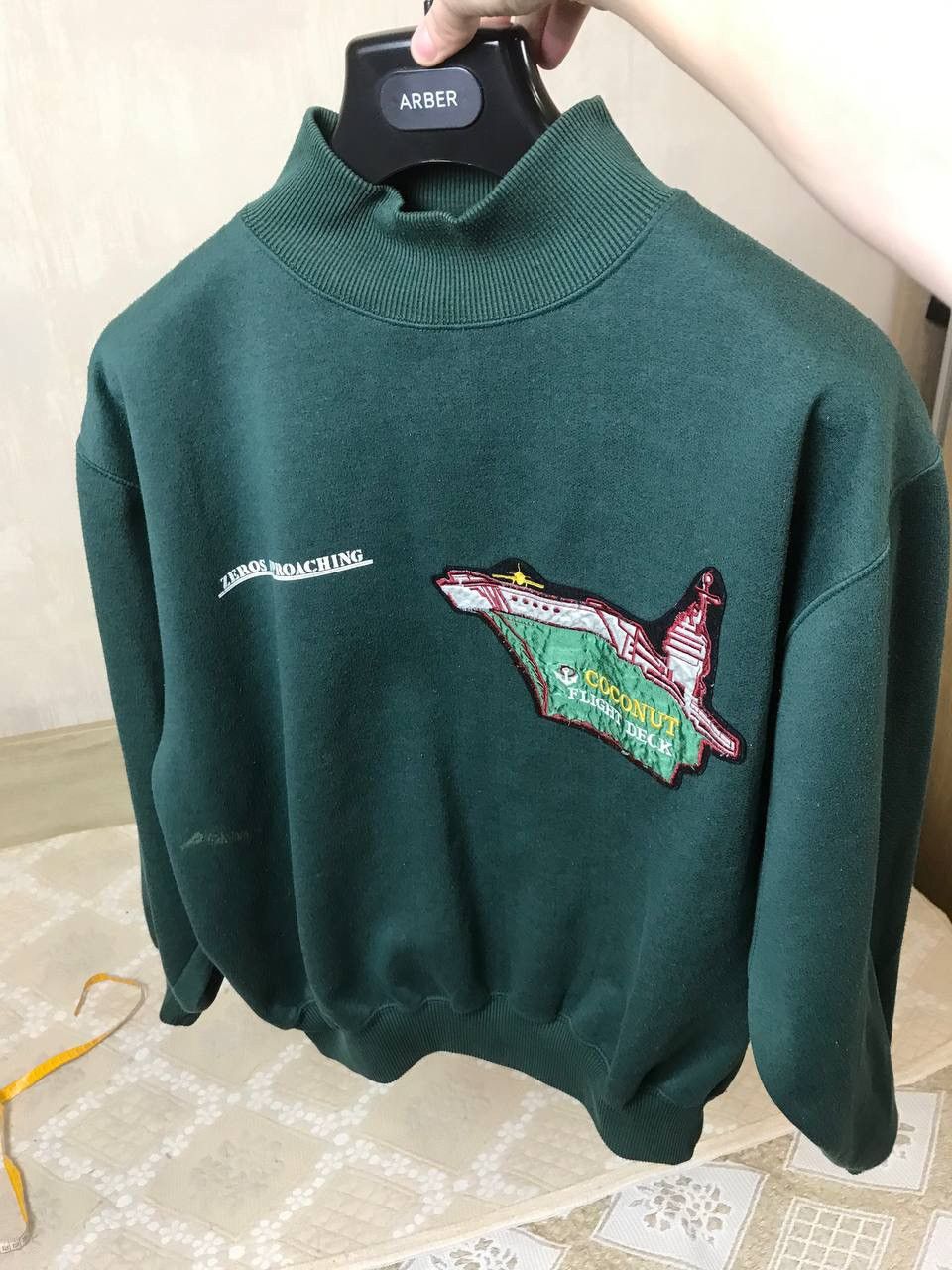 Alpha Industries 🔥 Vintage Flight Military Sweatshirt Army Alpha Industries Size US S / EU 44-46 / 1 - 5 Thumbnail
