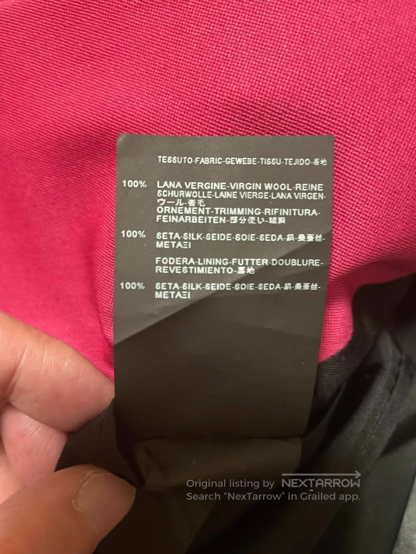 Saint Laurent Paris Pink Lightweight Jacket. Size US M / EU 48-50 / 2 - 2 Thumbnail