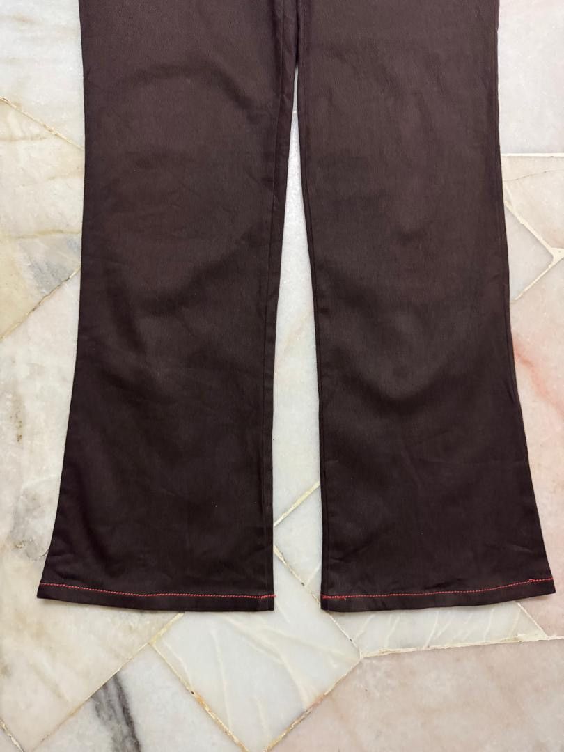 Japanese Brand 💥Flare💥90s Style Japanese Darkbrown Bootcut Basic Jean Size US 32 / EU 48 - 7 Thumbnail