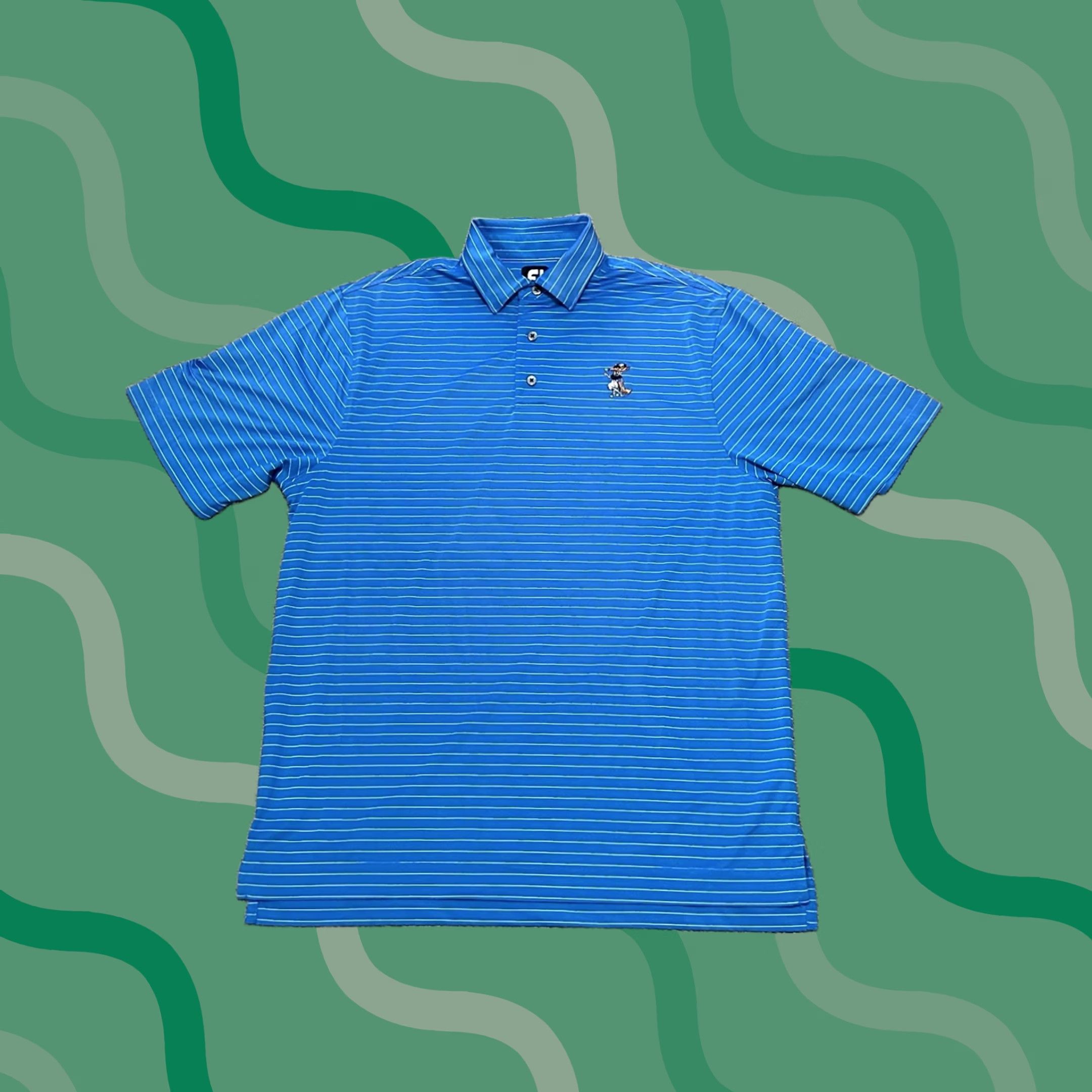 Footjoy Footjoy Golf Polo Shirt Mens Large Striped Performance Collared Short Sleeve Size US L / EU 52-54 / 3 - 1 Thumbnail