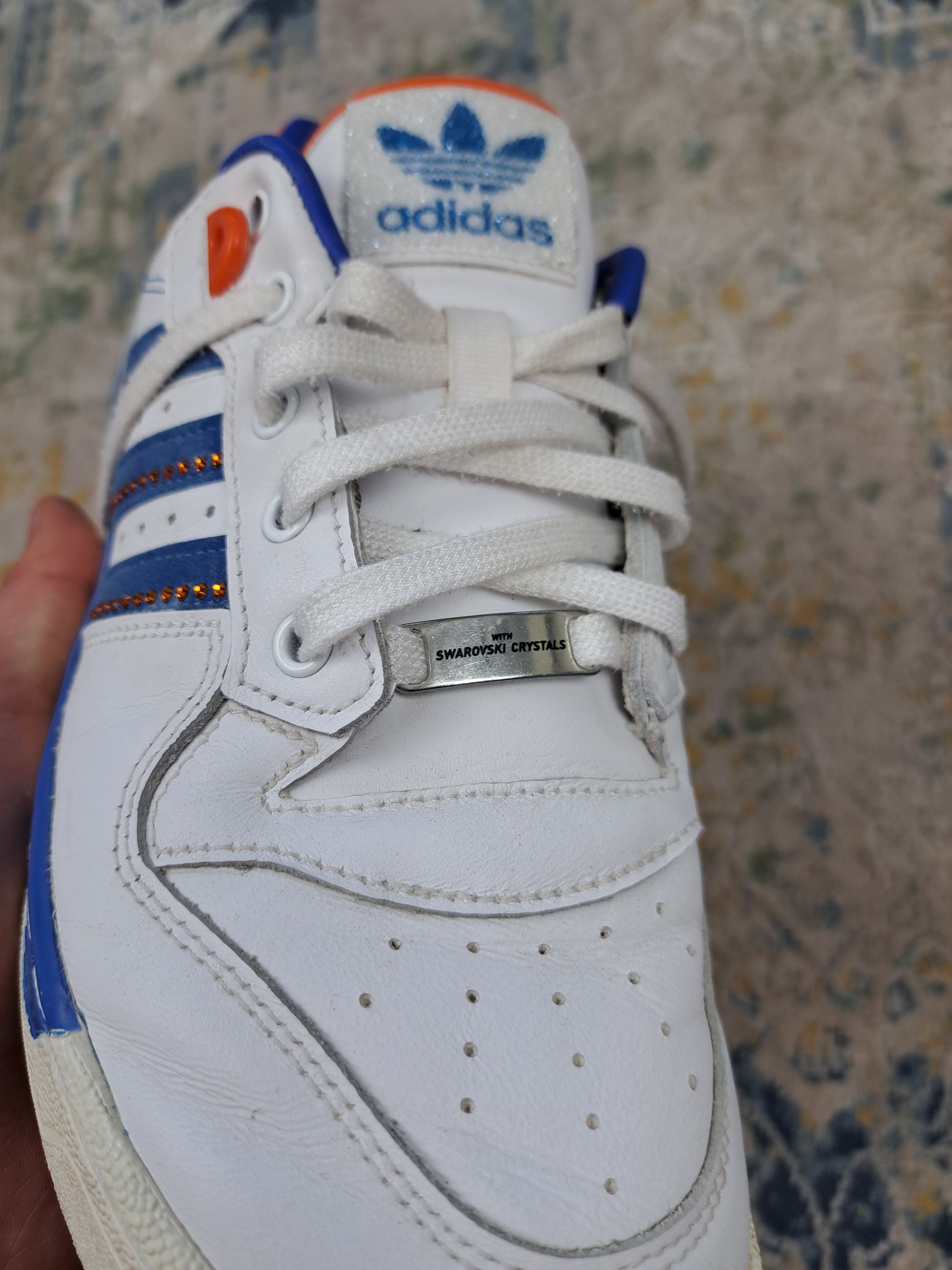 Adidas Adidas x Swarovski Crystals Rivalry Low Very Rare Sneakers Size US 7 / EU 40 - 12 Thumbnail