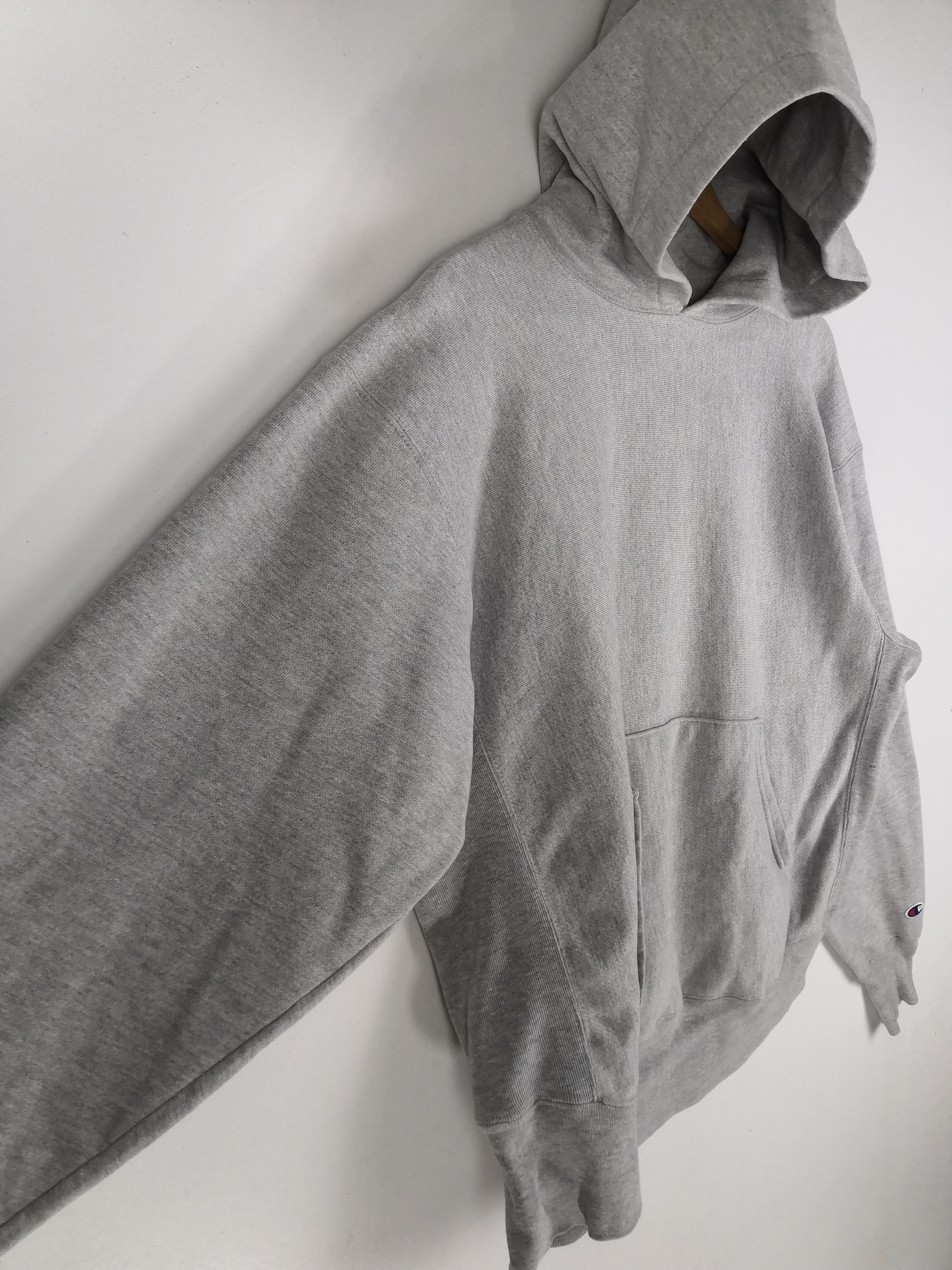 Champion Vintage 90s Champion Reverse Weave Hoodie Sweatshirt Size US L / EU 52-54 / 3 - 3 Thumbnail