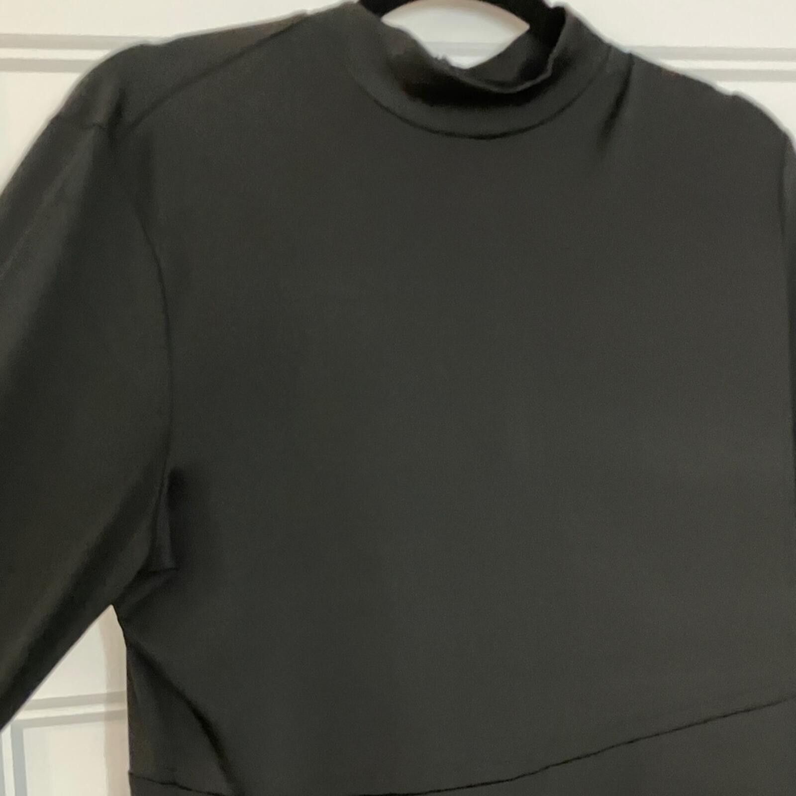Other NIB Sleek Black Long-Sleeve Maxi Jumpsuit [COPY] Size 36" / US 14 / IT 50 - 4 Thumbnail