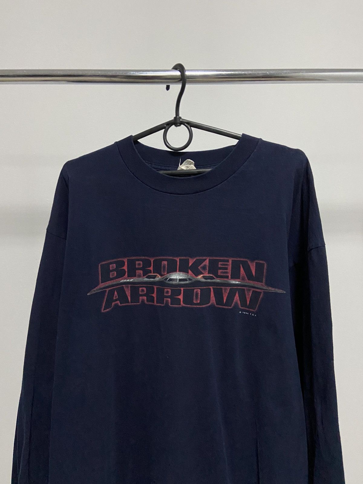 Broken arrow 1996 big logo vintage movie longsleeve