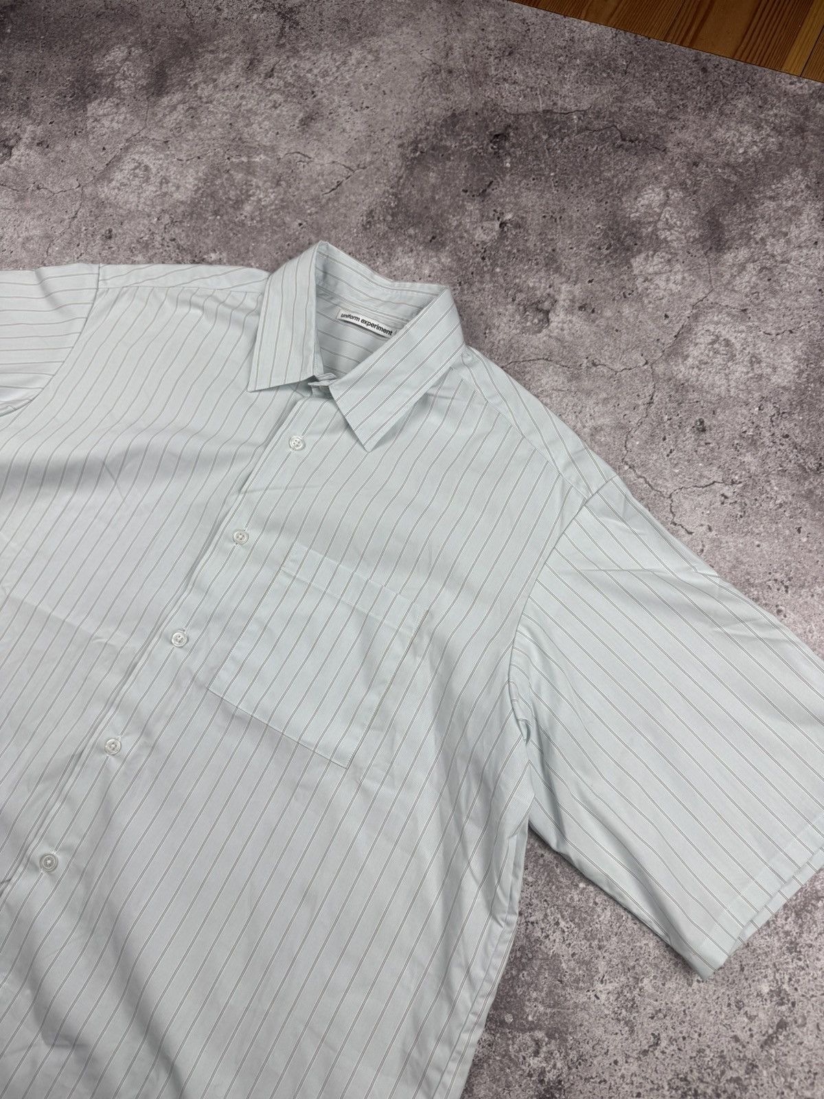 uniform experiment 🔥Uniform experiment fragment design sophnet striped shirt Size US XL / EU 56 / 4 - 2 Thumbnail
