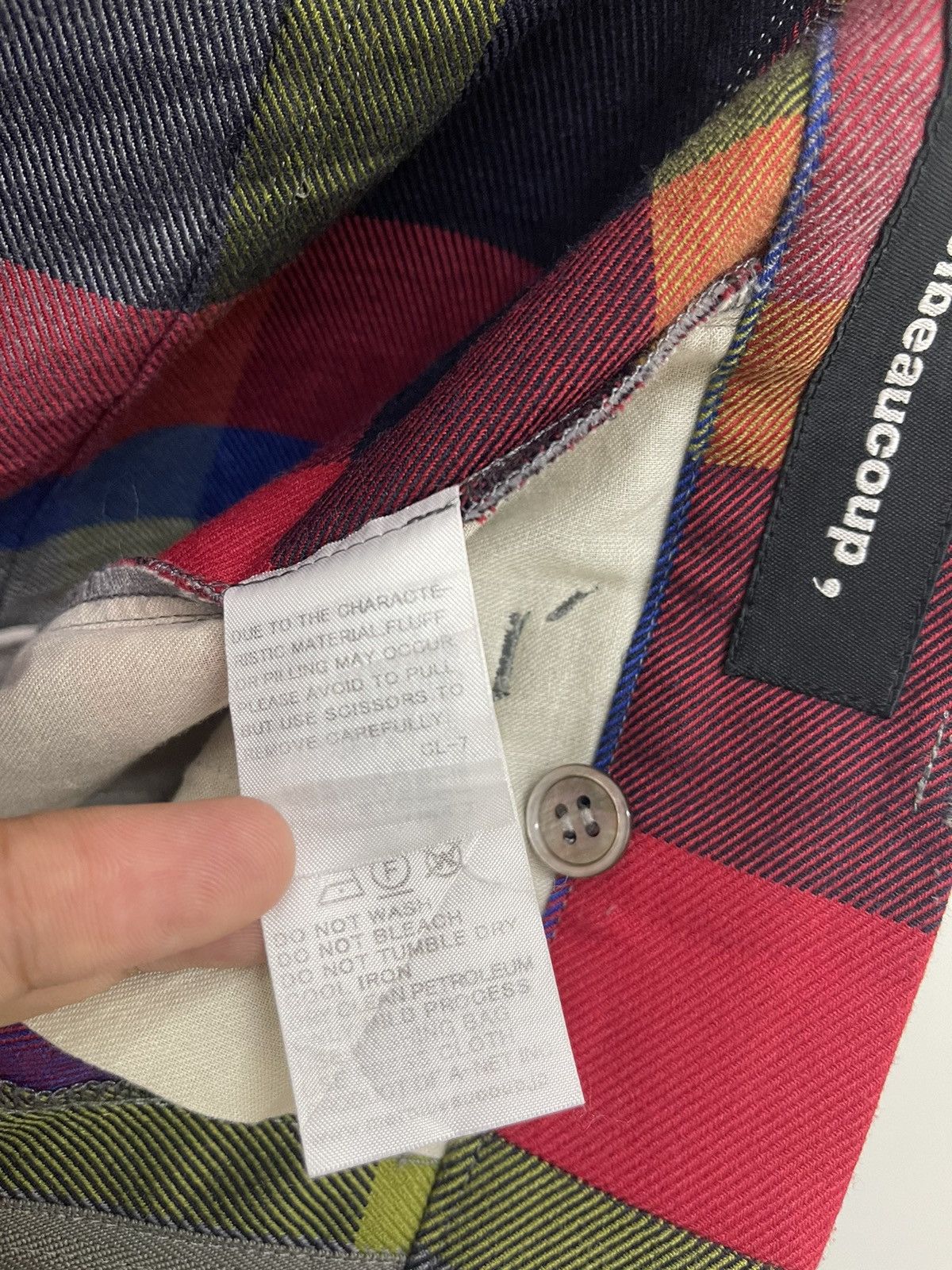 Issey Miyake Rare Vintage MERCIBEAUCOUP Issey Miyake Plaid Pant Size US 29 - 9 Thumbnail