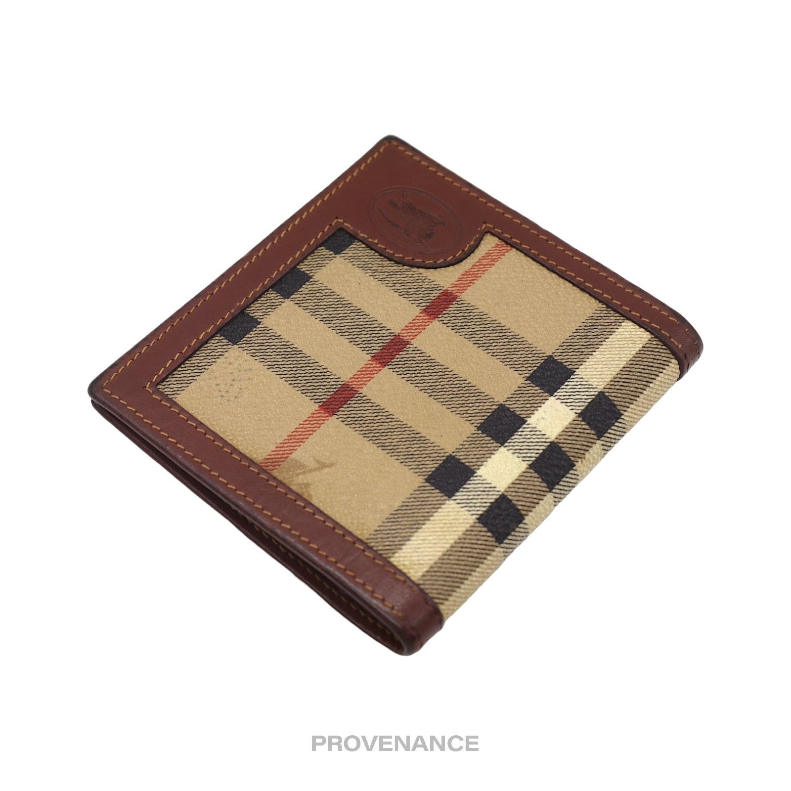Burberry 🔴 Burberry Bifold Wallet - Nova Check Brown Size ONE SIZE - 3 Thumbnail