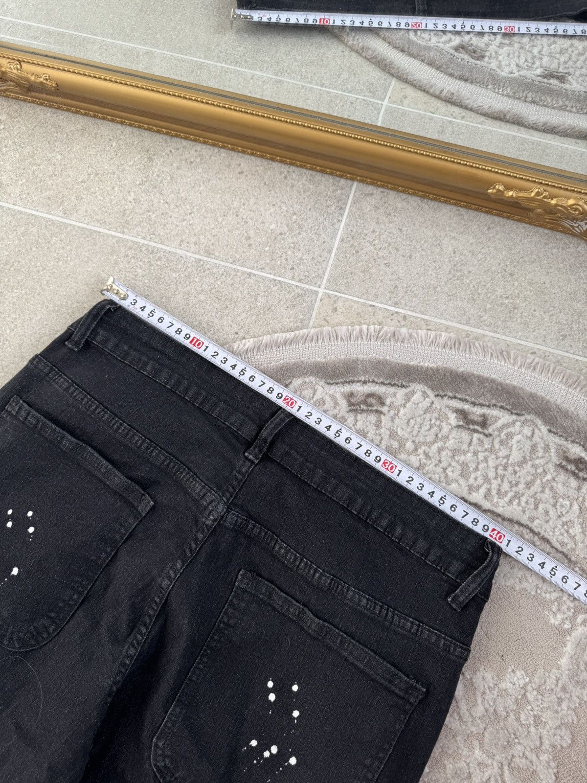 Japanese Brand Japanese Gallery Dept Style Bootcut Black Flared Jeans Y2K Size US 32 / EU 48 - 8 Thumbnail