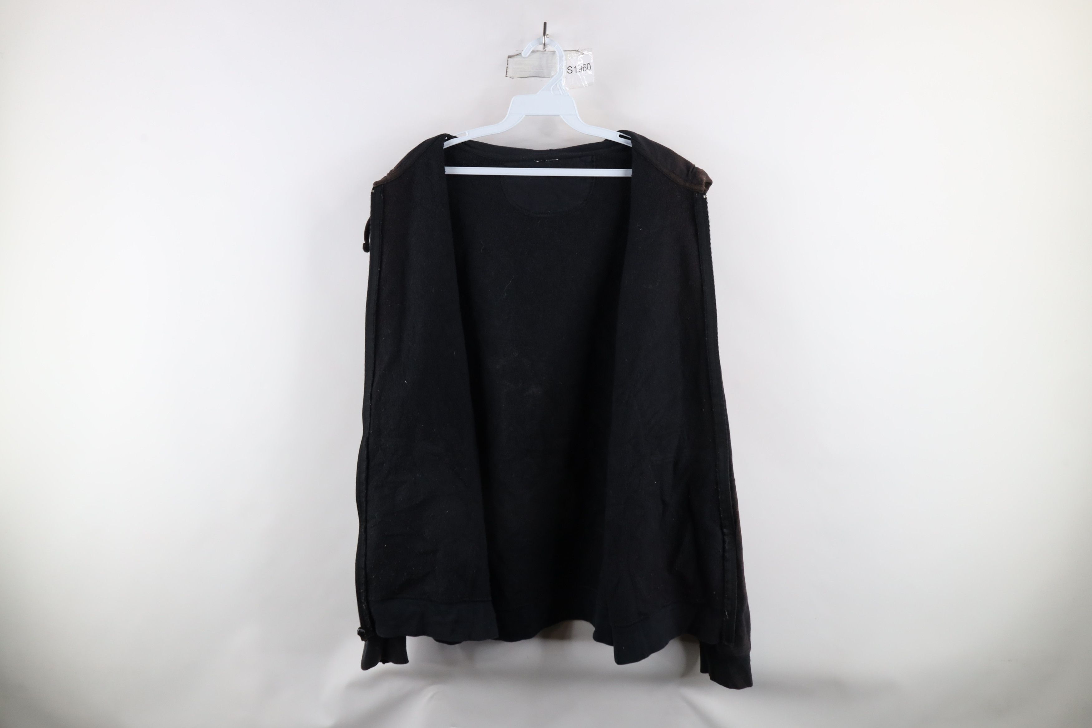 Vintage Vintage Y2K Streetwear of Blood Saloon Fire Flames Hoodie Size US XL / EU 56 / 4 - 13 Thumbnail