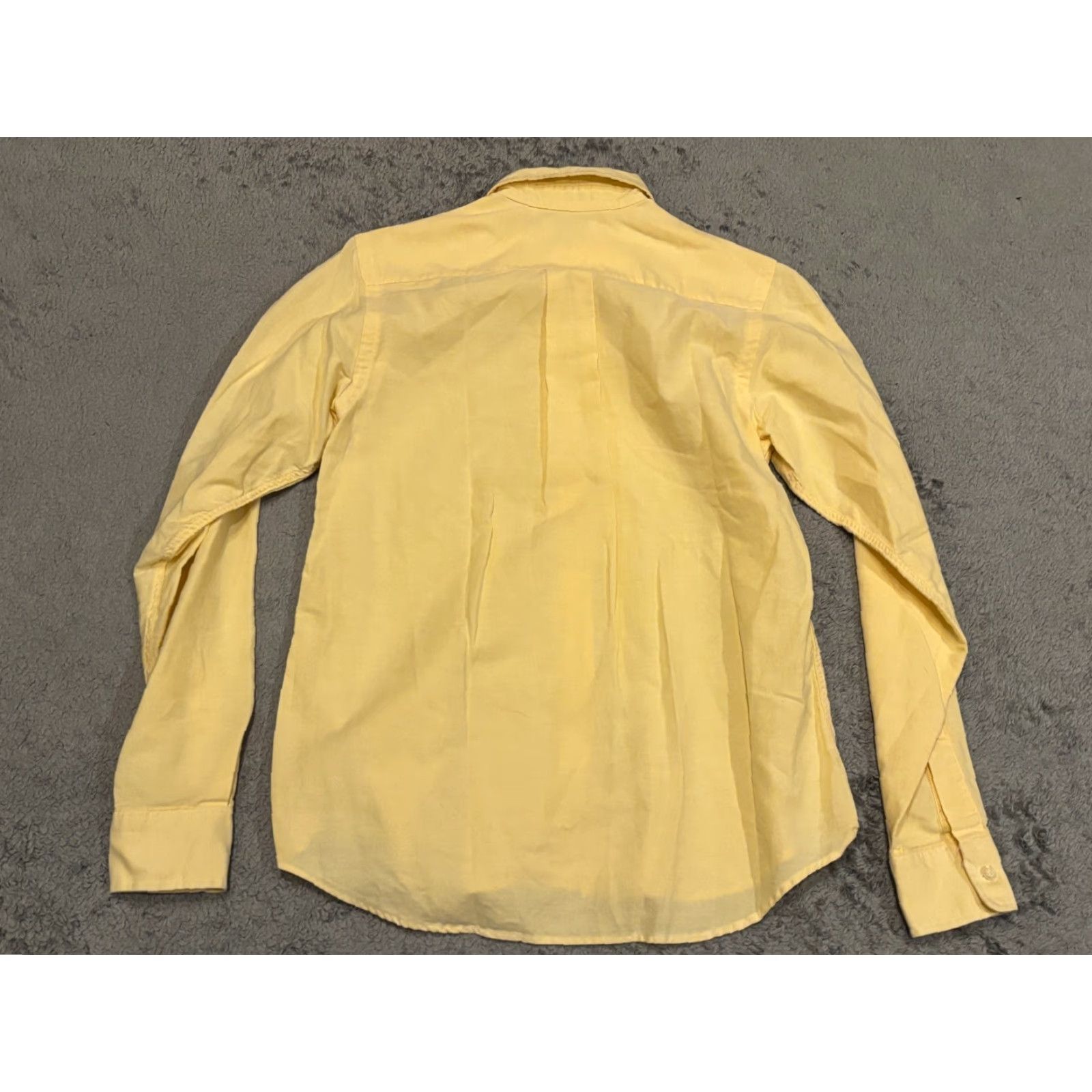 Vintage VINTAGE L.L. Bean Shirt Womens 14 Yellow Long Sleeve Button-Up Tailor Style Basic Button-Up Womens 14 Yellow Long Sleeve Cotton Shirt Size XL / US 12-14 / IT 48-50 - 5 Thumbnail