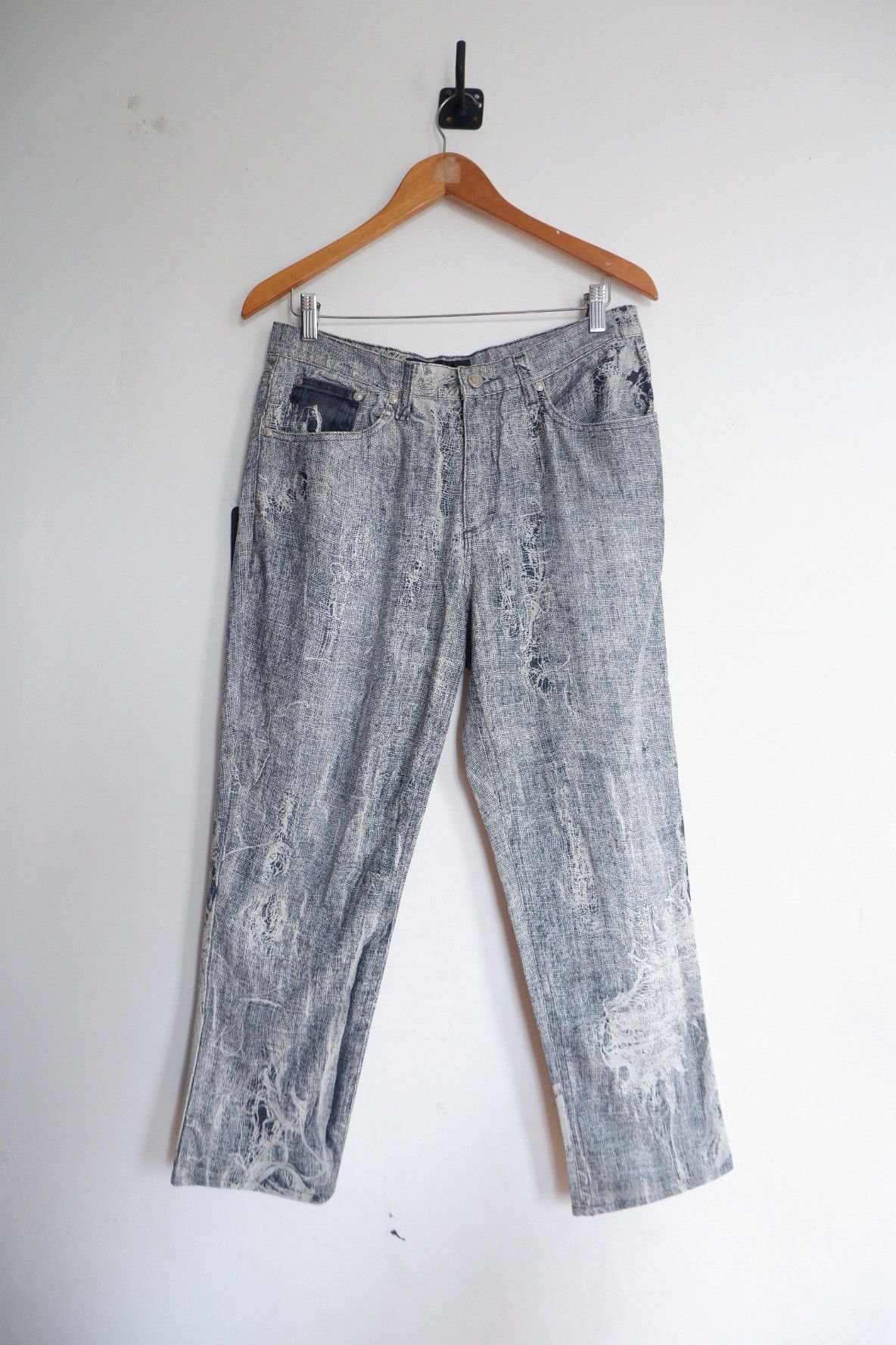 Just Cavalli Vintage Roberto Cavalli Printed Jeans Size 31" - 1 Thumbnail