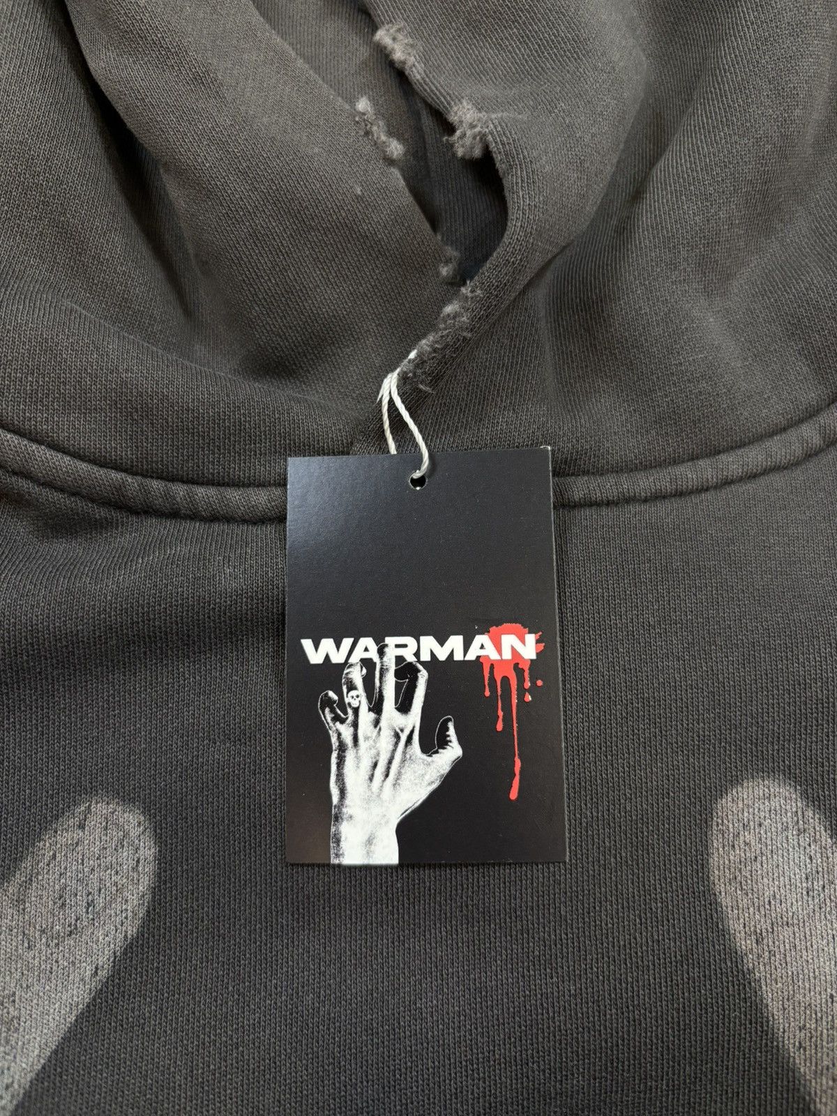Other Warman Middle Fingers up Graphic Hoodie, Black Size US M / EU 48-50 / 2 - 8 Thumbnail