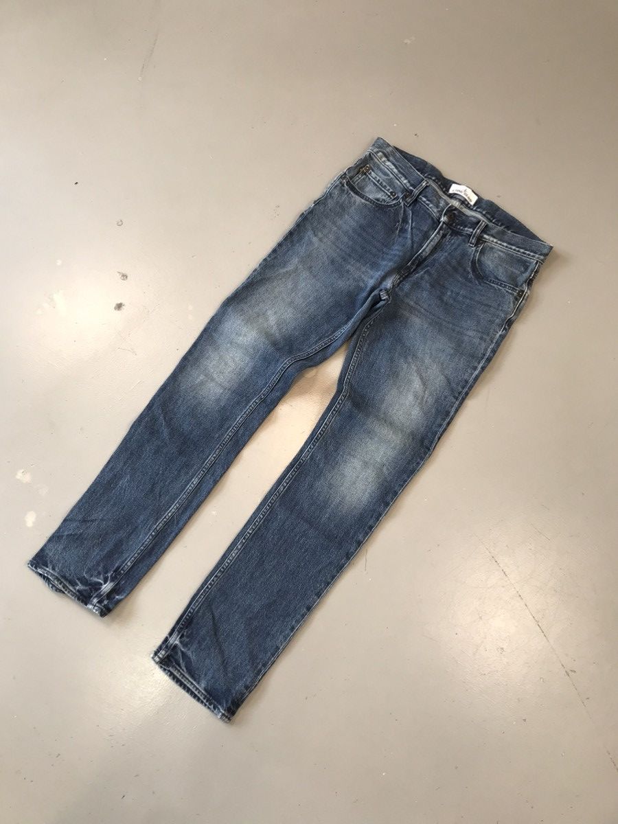 Stone Island × Vintage Vintage super rare stone island straight fit denim Size US 33 - 4 Thumbnail