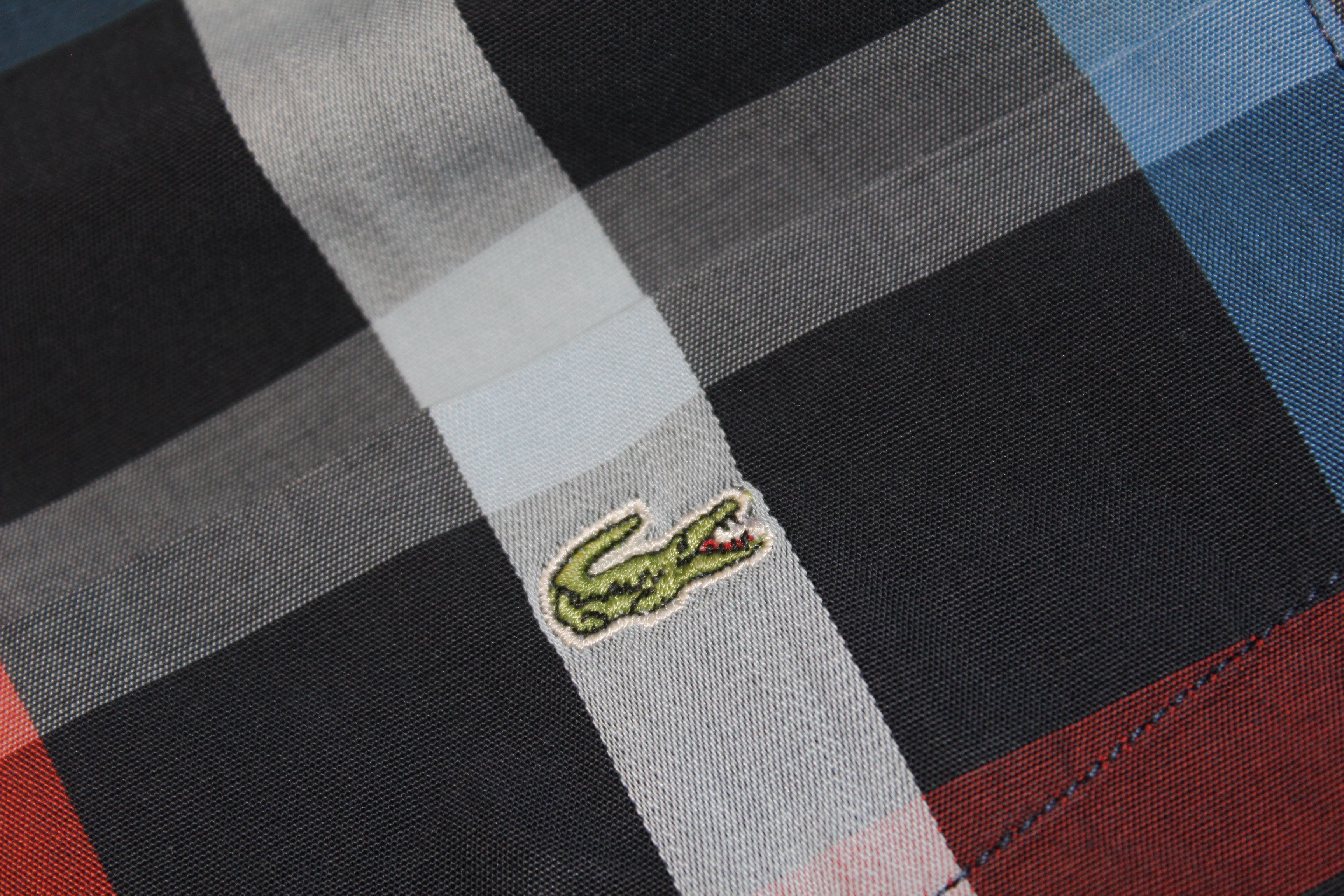 Lacoste LACOSTE Vintage Short Sleeve Check Shirt Size L Size US L / EU 52-54 / 3 - 10 Thumbnail