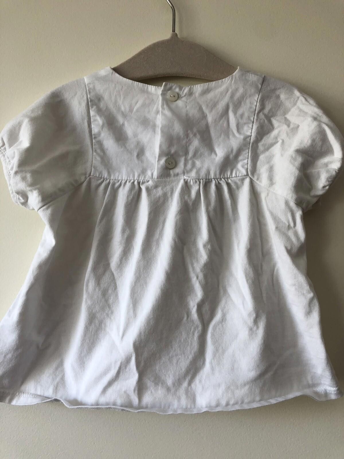 chloma Baby Girl Chloe T Shirt White 12 Months Size ONE SIZE - 3 Thumbnail