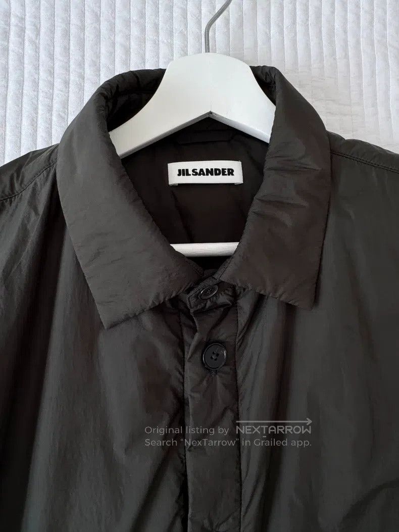 Jil Sander Jil Sander size 50 Olive Green Cotton Jacket Shirt Size US XL / EU 56 / 4 - 2 Thumbnail