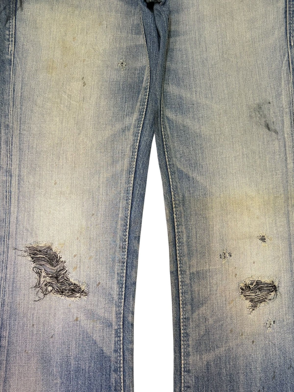 Vanquish Vintage Japanese Vanquish Distressed Flare Jeans Size 30" / US 8 / IT 44 - 3 Thumbnail