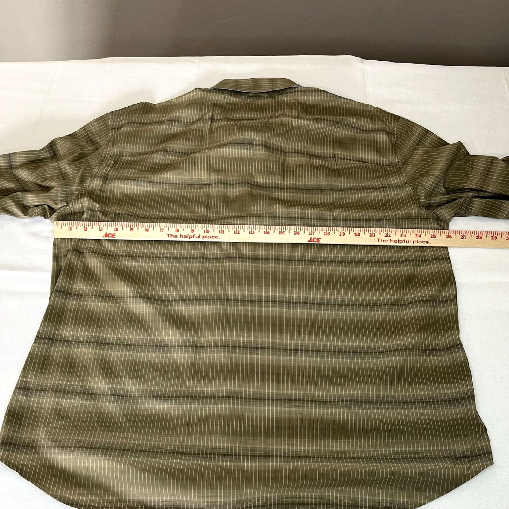 Armani Exchange Armani Exchange Shirt Men 2XL Brown Striped Long Sleeve Button-Up Mens Regular Size Type Button-Up Deco TooSful? Size US XXL / EU 58 / 5 - 6 Thumbnail