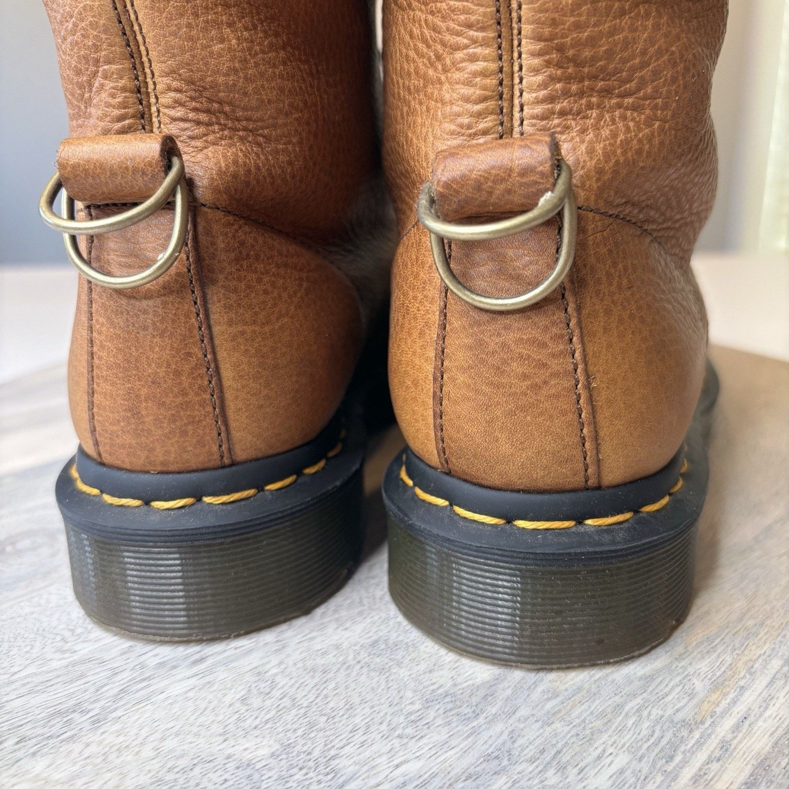 Dr. Martens Dr. Martens Women's Aimilita Grizzly Leather Boots US Size 7 Size US 7 / IT 37 - 7 Thumbnail