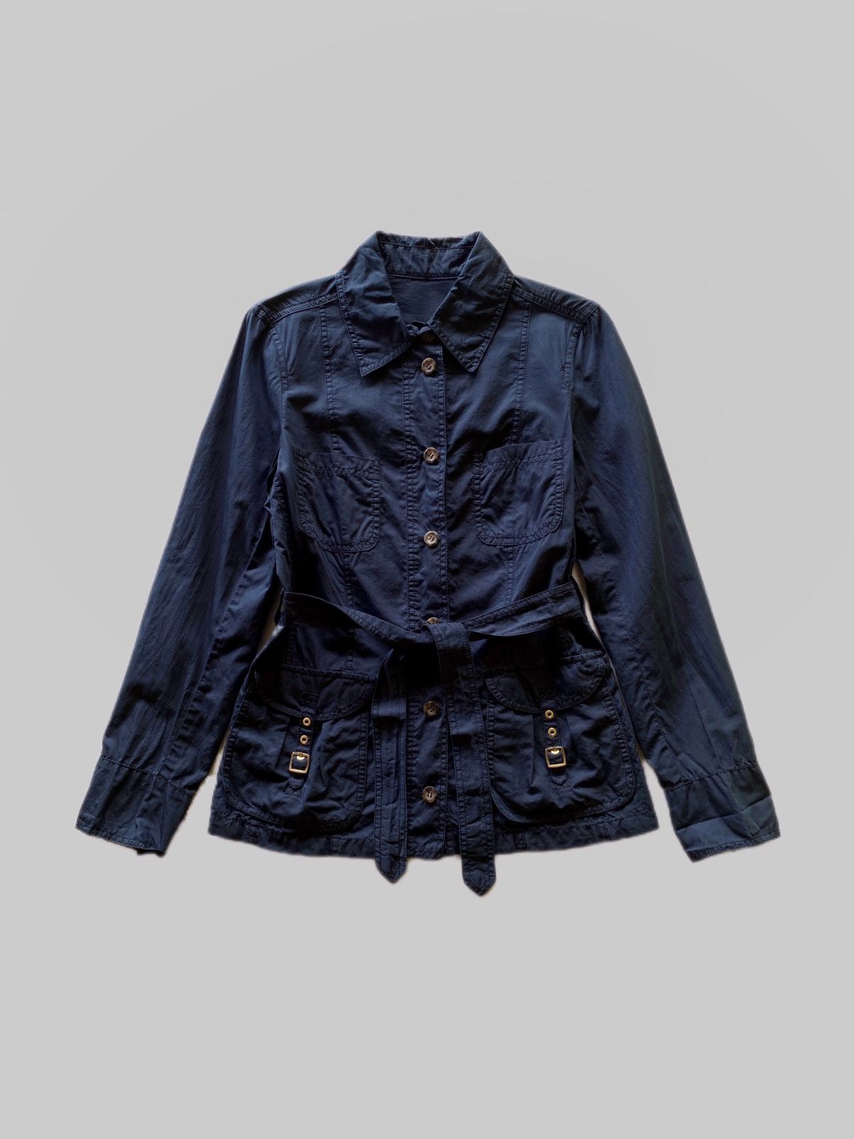 Max Mara Vintage MaxMara “Weekend Line” Belted Light Jacket Size S / US 4 / IT 40 - 1 Thumbnail