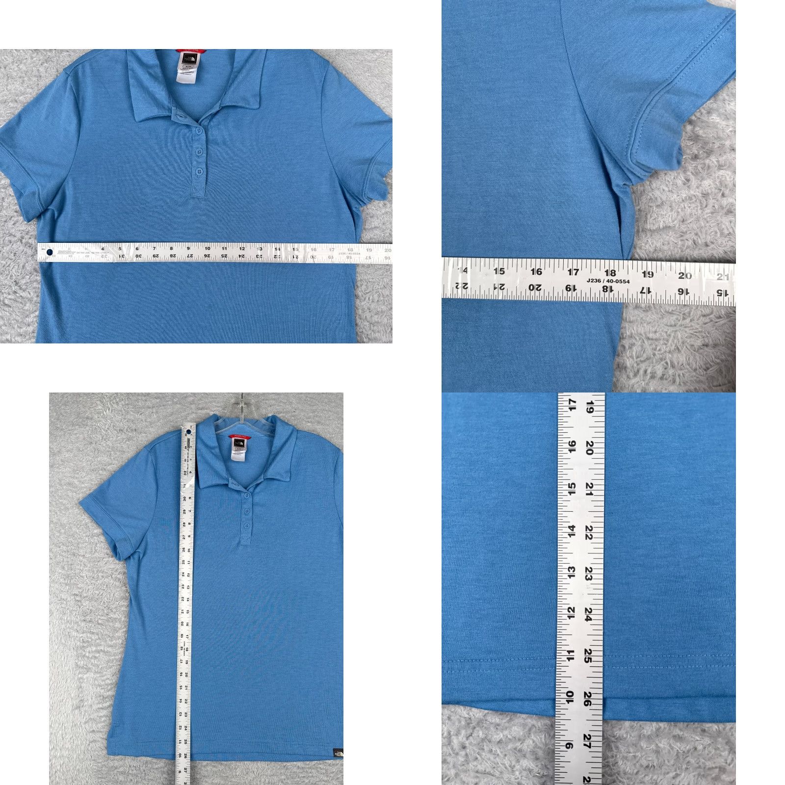 The North Face The North Face Polo Shirt Womens Extra Large Blue 100% Polyester Vaporwick Golf Size XL / US 12-14 / IT 48-50 - 8 Thumbnail