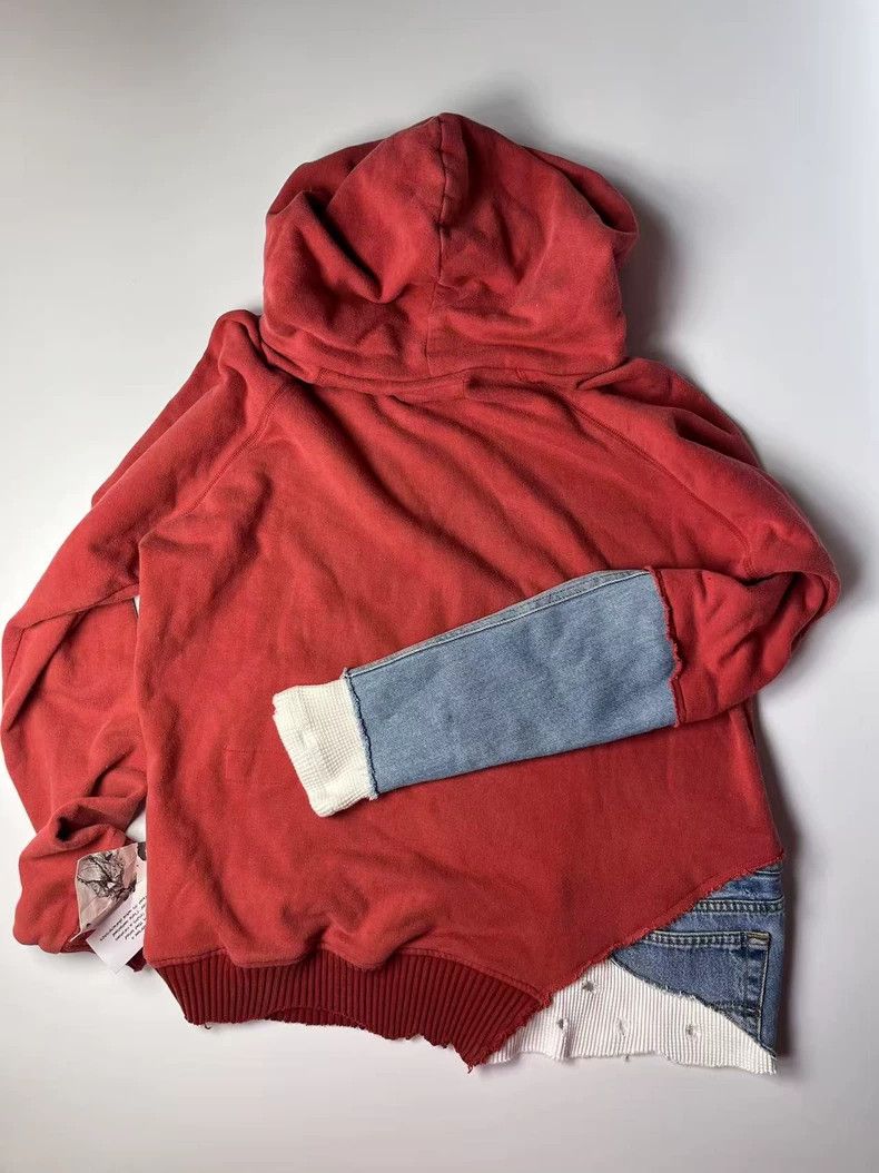 Greg Lauren greg lauren size 1 Splicing pure cotton hooded sweatshirt Size US S / EU 44-46 / 1 - 6 Thumbnail