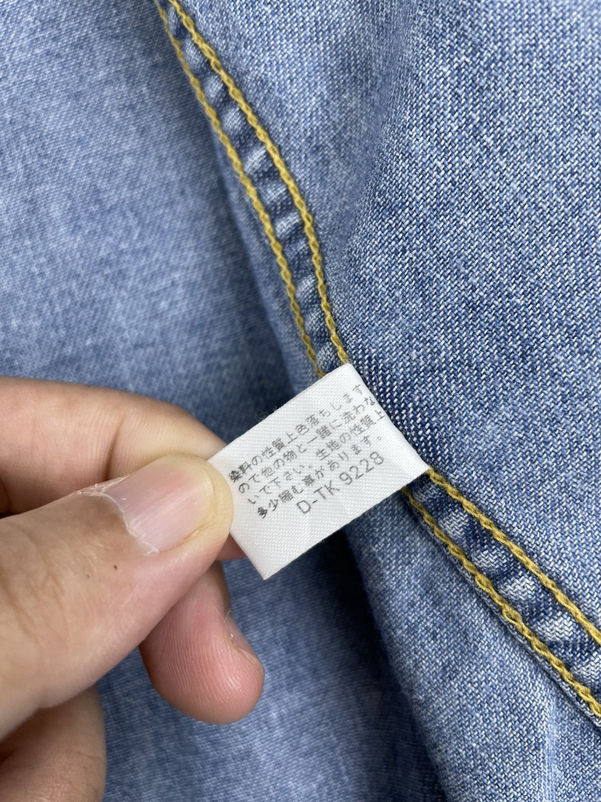 Edwin × Lee × Vintage LEE X EDWIN Vintage Western Union Made Denim Button Ups Size US L / EU 52-54 / 3 - 8 Thumbnail
