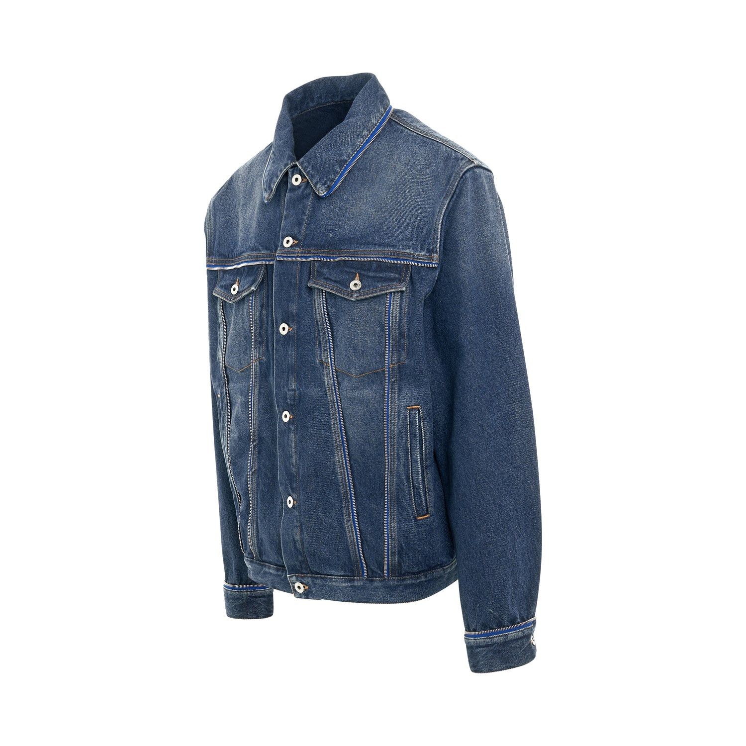 Off-White o1mris0824 Jacket in Blue Size US M / EU 48-50 / 2 - 2 Thumbnail
