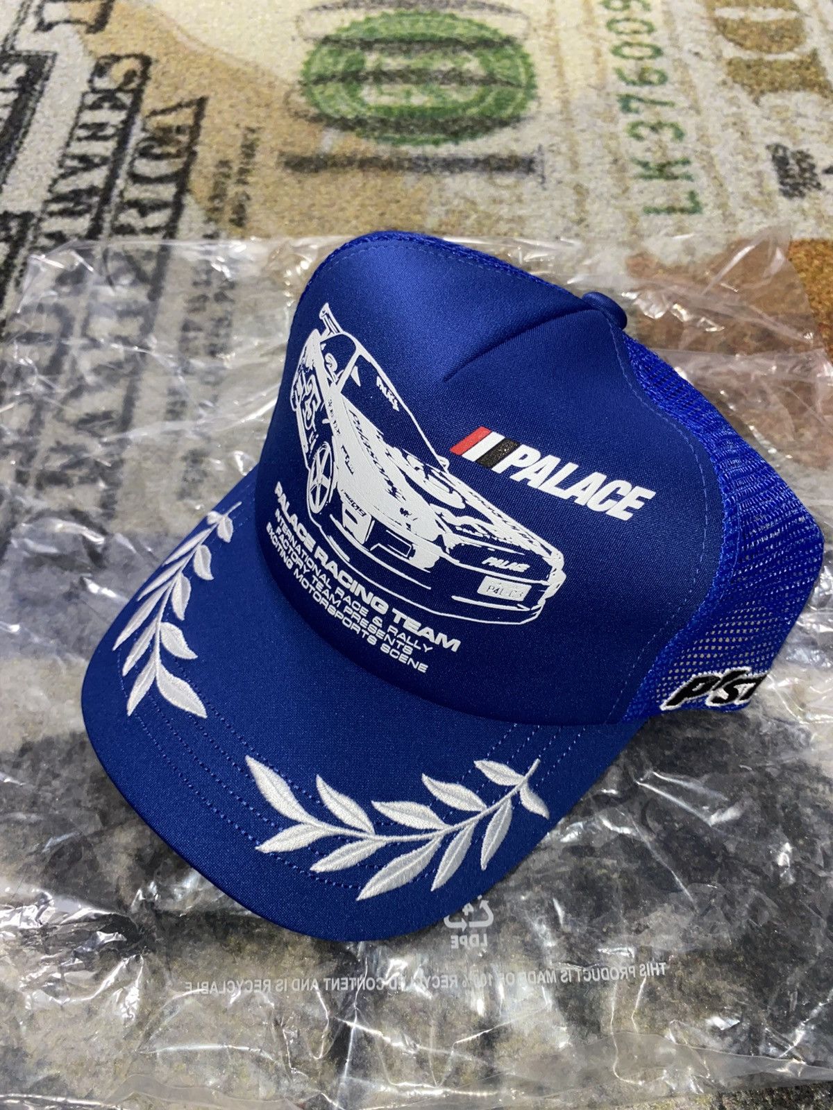 Palace Palace 1 Truth Trucker Hat Navy | Grailed
