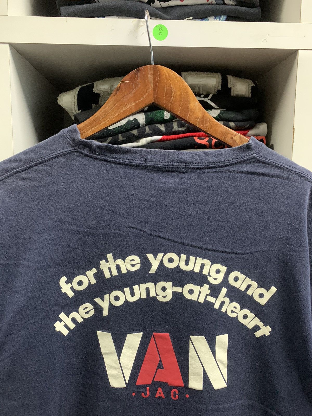 Van × Vintage Vintage Van big logo shirt Size US L / EU 52-54 / 3 - 10 Thumbnail