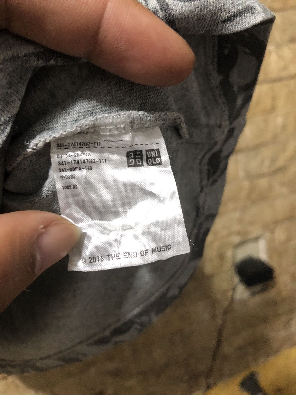 Band Tees × Japanese Brand × Uniqlo Uniqlo X Kurt Cobain tee Size US M / EU 48-50 / 2 - 4 Thumbnail