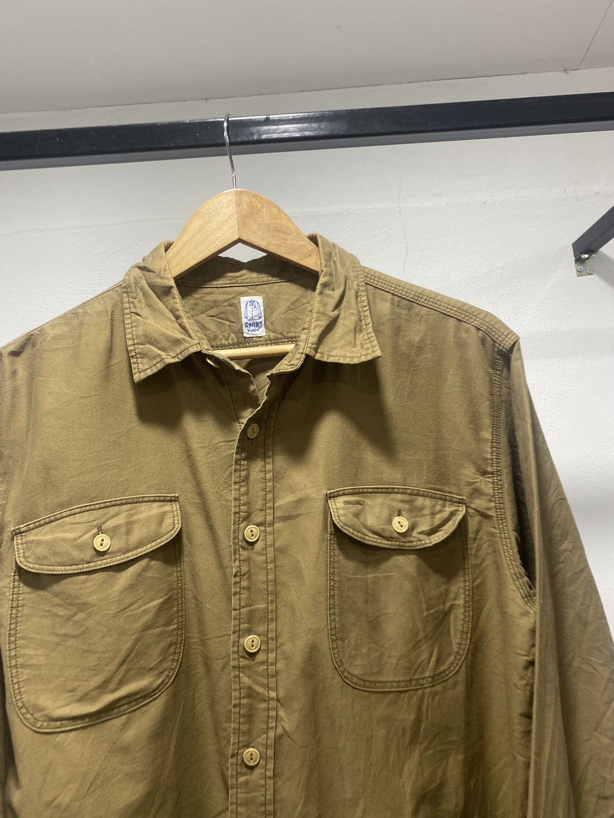 Japanese Brand × KATO × Le Grande Bleu (L.G.B.) Sick☠️ Kato’ Ls Shirt Japan Designer Military Style Size US M / EU 48-50 / 2 - 3 Thumbnail