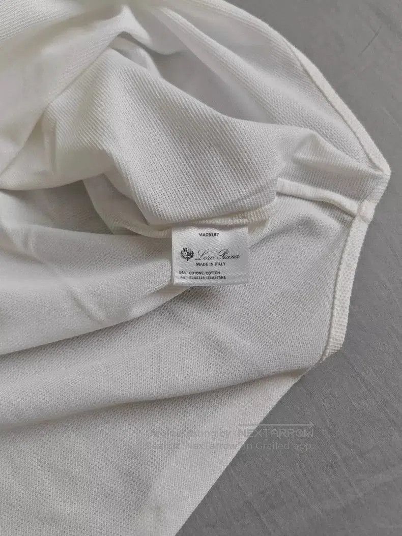 Loro Piana Loro Piana Men's White Short Sleeve Polo. Size US S / EU 44-46 / 1 - 4 Thumbnail