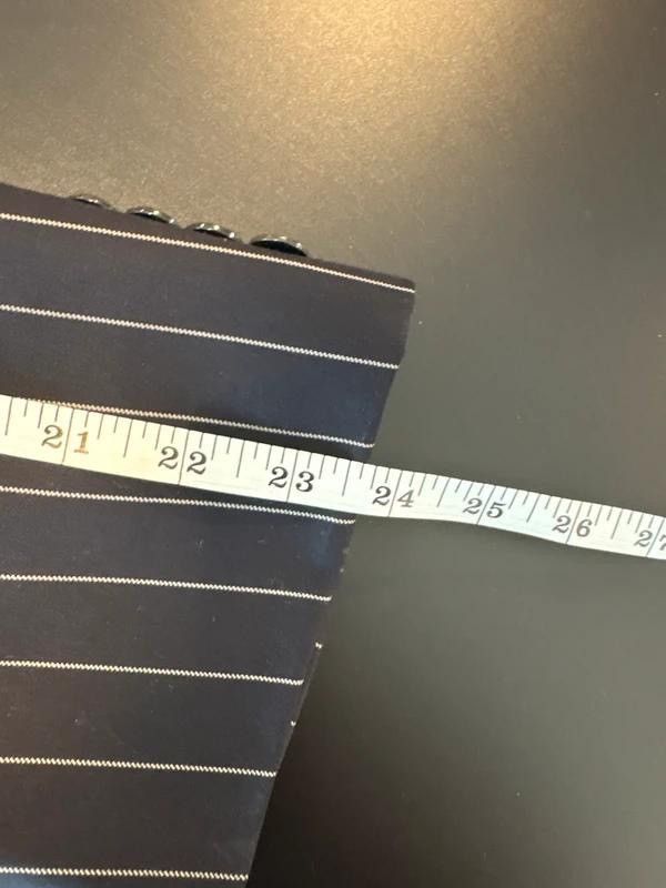 Vitale Barberis Canonico Bespoke Navy Pinstripe DB Suit 6x3 Italian Vitale Barberis Size 42R - 6 Thumbnail