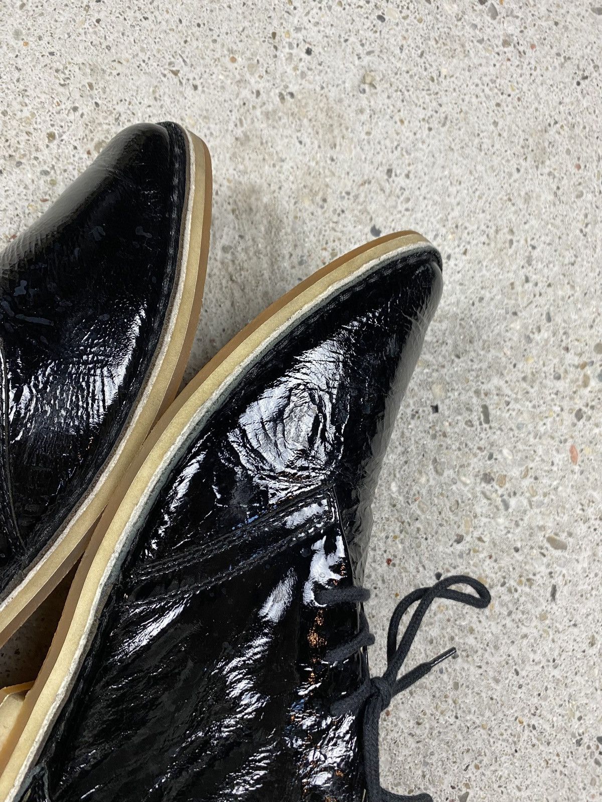 Diesel Diesel vintage patent leather shoes boots black transparent Size US 9 / EU 42 - 6 Thumbnail