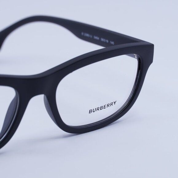 Burberry Burberry BE2385U 3464 Eyeglasses Black 56mm Rectangle Frame Size ONE SIZE - 8 Thumbnail