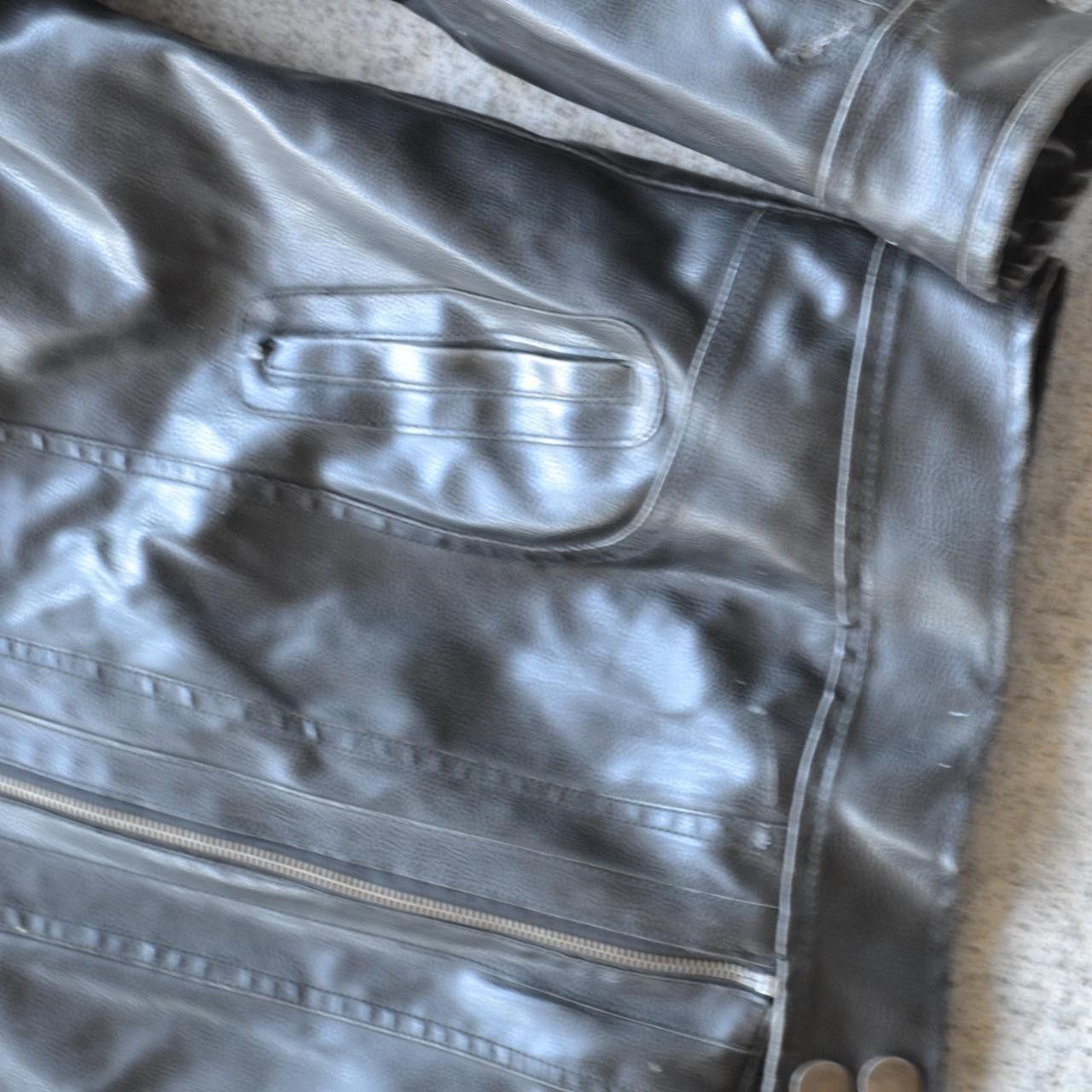 Vintage carbon leather jacket size m Size US M / EU 48-50 / 2 - 4 Thumbnail