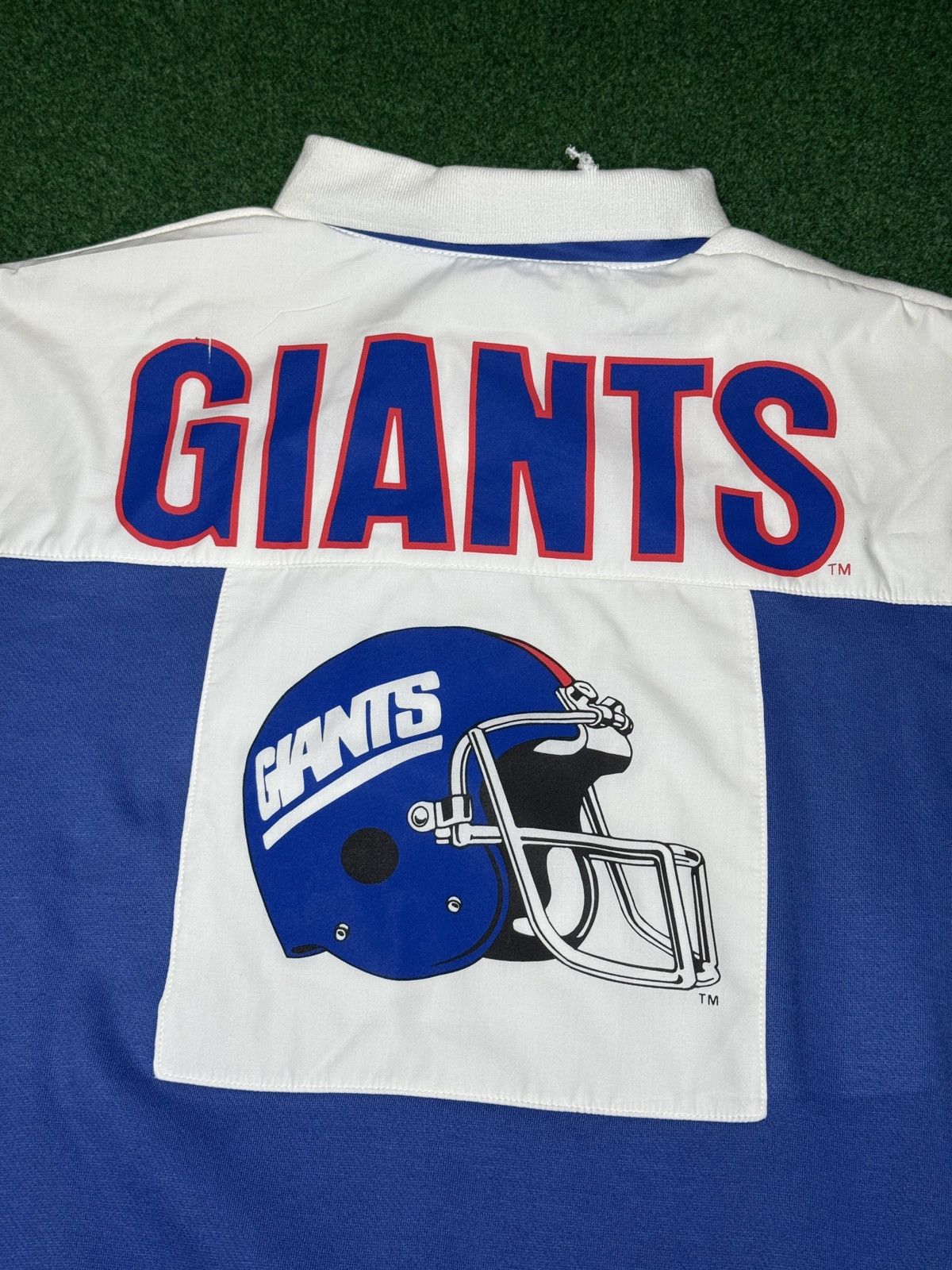Vintage Vintage 90s New York Giants Long Sleeve Polo XL RARE NFL Size US XL / EU 56 / 4 - 4 Thumbnail